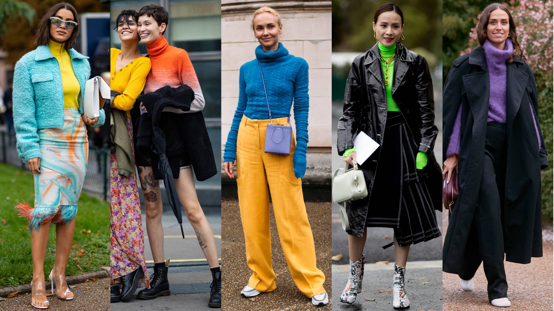 Cozy, Colorful Turtlenecks Were Everywhere on Day 2 of Paris Fashion Week