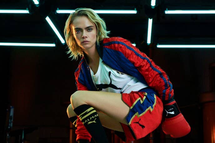 See All 35 Pieces From the Cara Delevingne x Balmain x Puma Collaboration