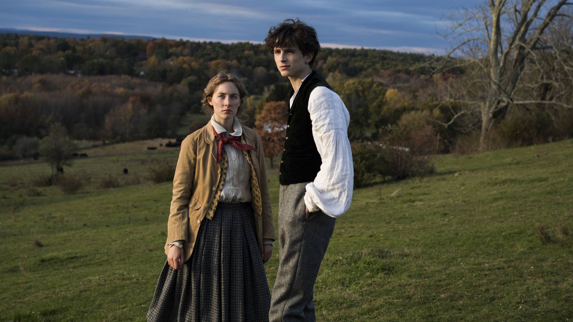 Saoirse Ronan and Timothée Chalamet 'Swap' Civil War-Era Costumes in 'Little Women'