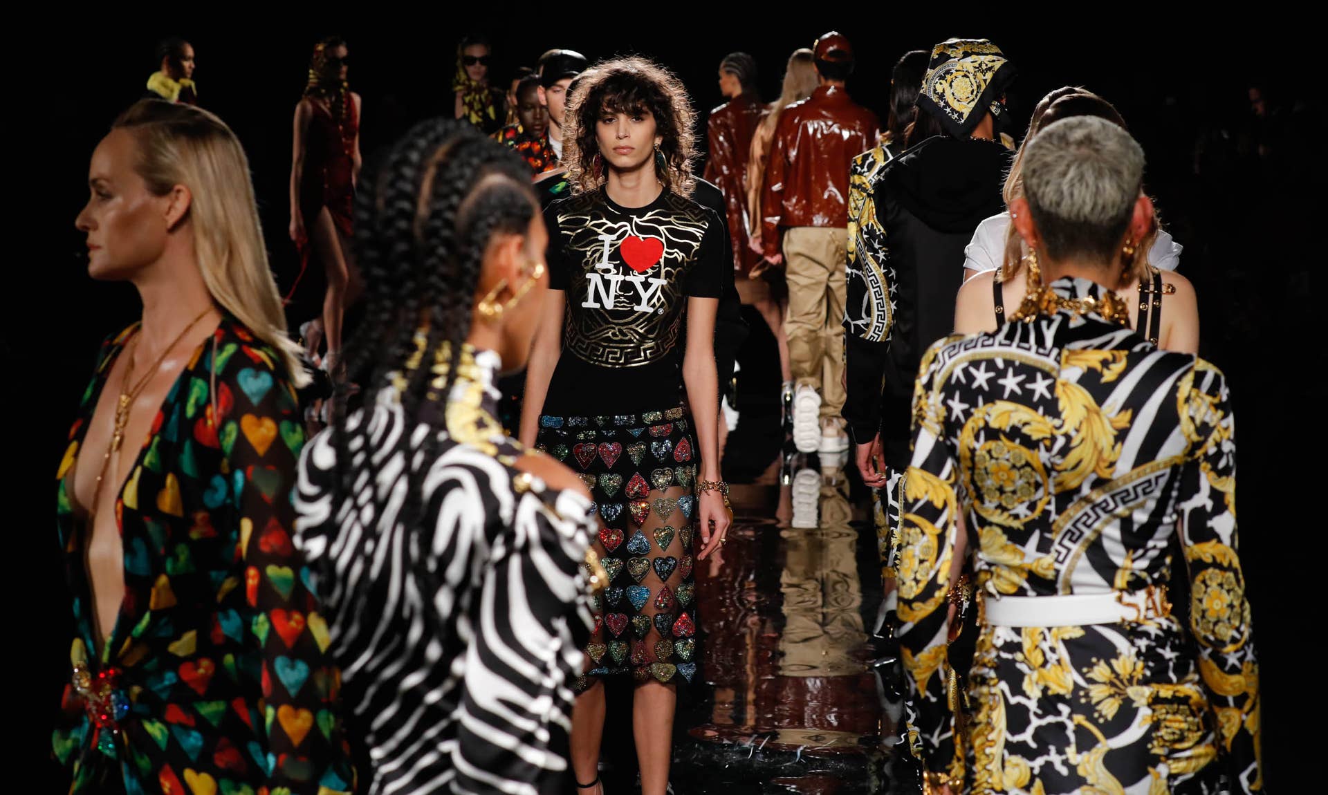 Donatella Threw Gianni Quite a Birthday Party for Versace's Pre-Fall 2019 Show in New York