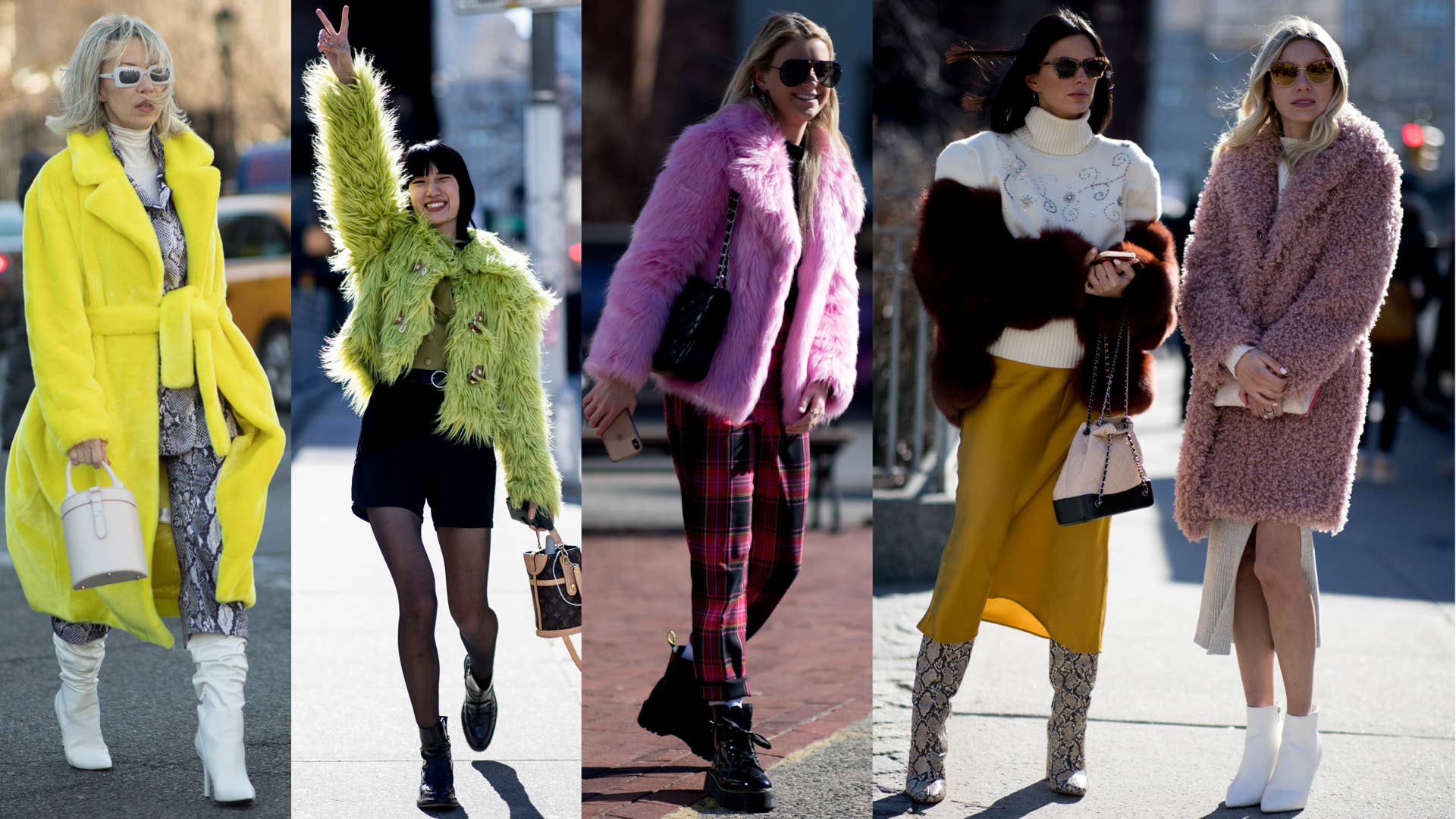 Showgoers Wore Colorful, Cozy Coats on Day 3 of New York Fashion Week