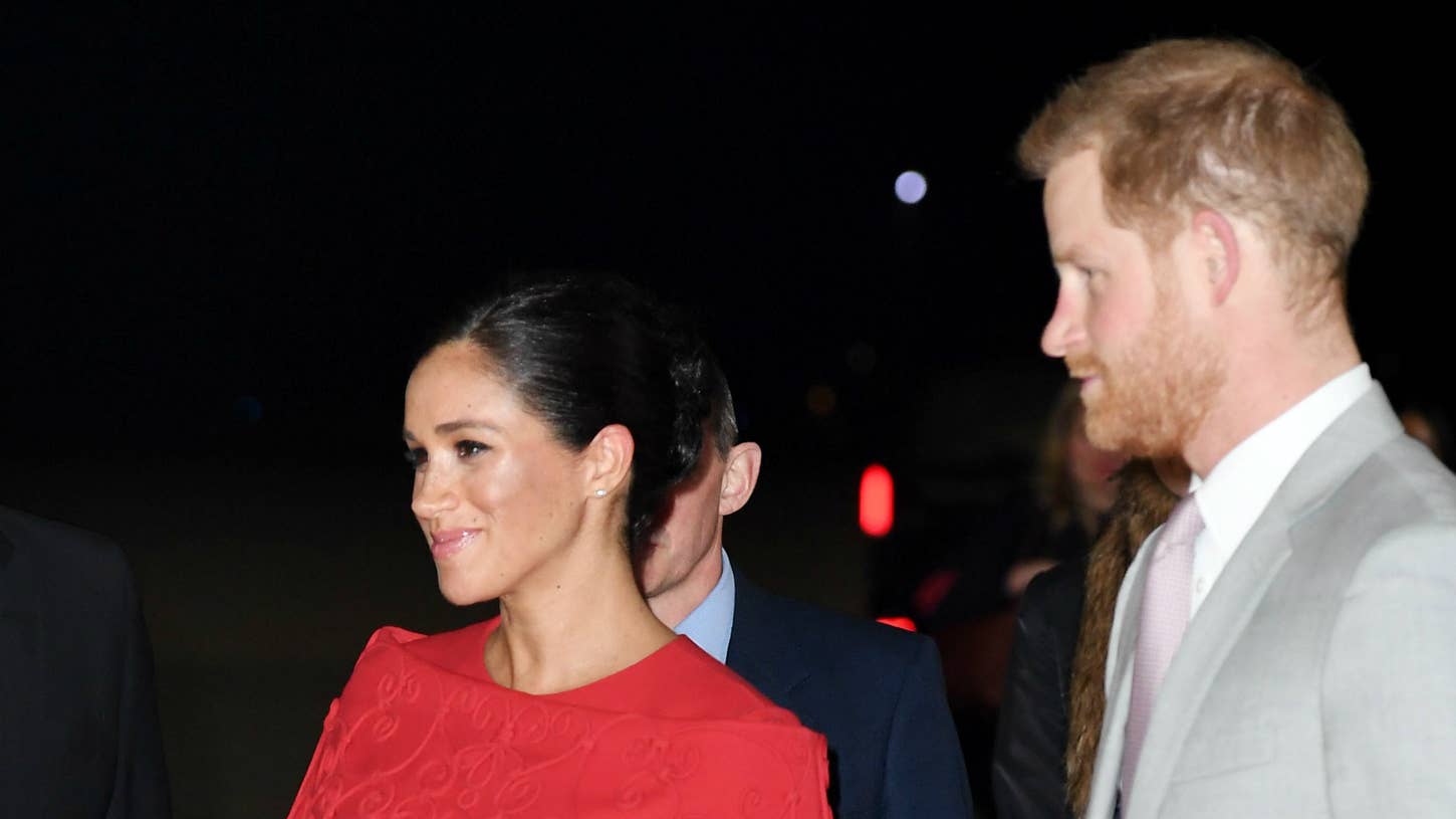 Meghan Markle Wore a Thing: Custom Valentino Red Capelet Dress Edition