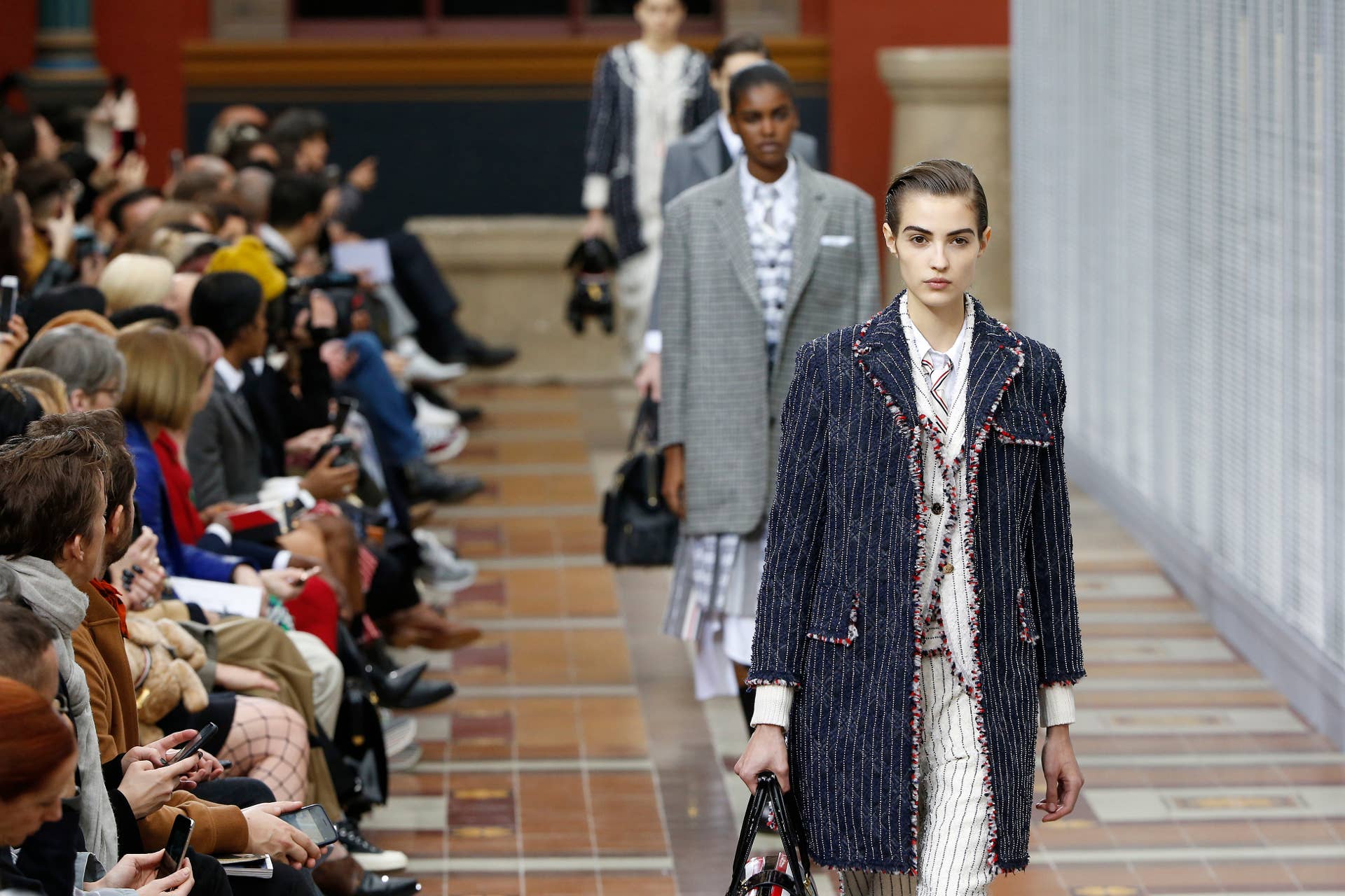 Thom Browne Achieves New Levels of Trompe L'Oeil Triumph for Fall 2019