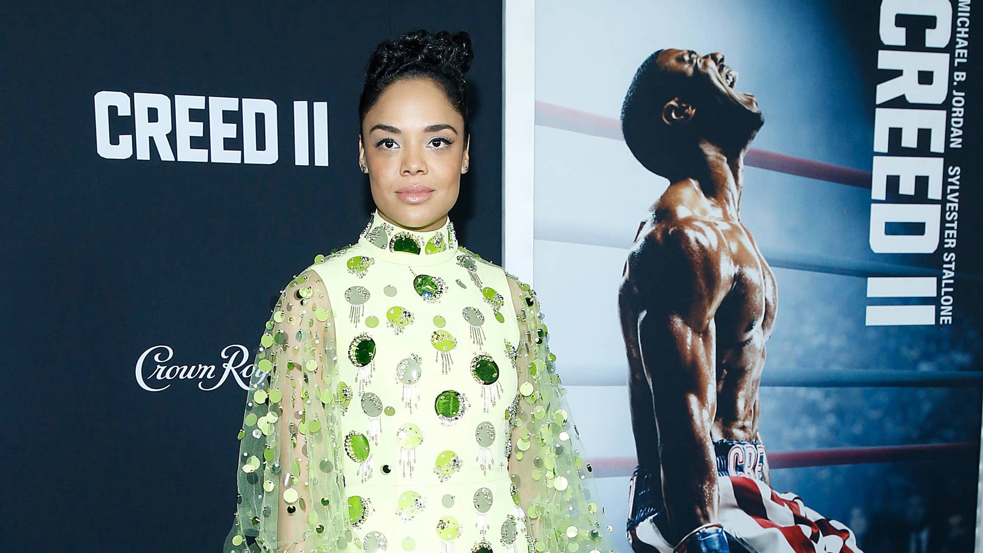 Great Outfits in Fashion History: Tessa Thompson in Delightful Green Prada