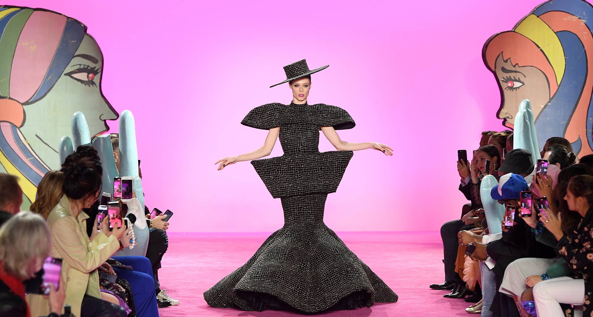 Christian Siriano's Goth Fun House Fall 2020 Show Was Sponsored by 'Birds of Prey'
