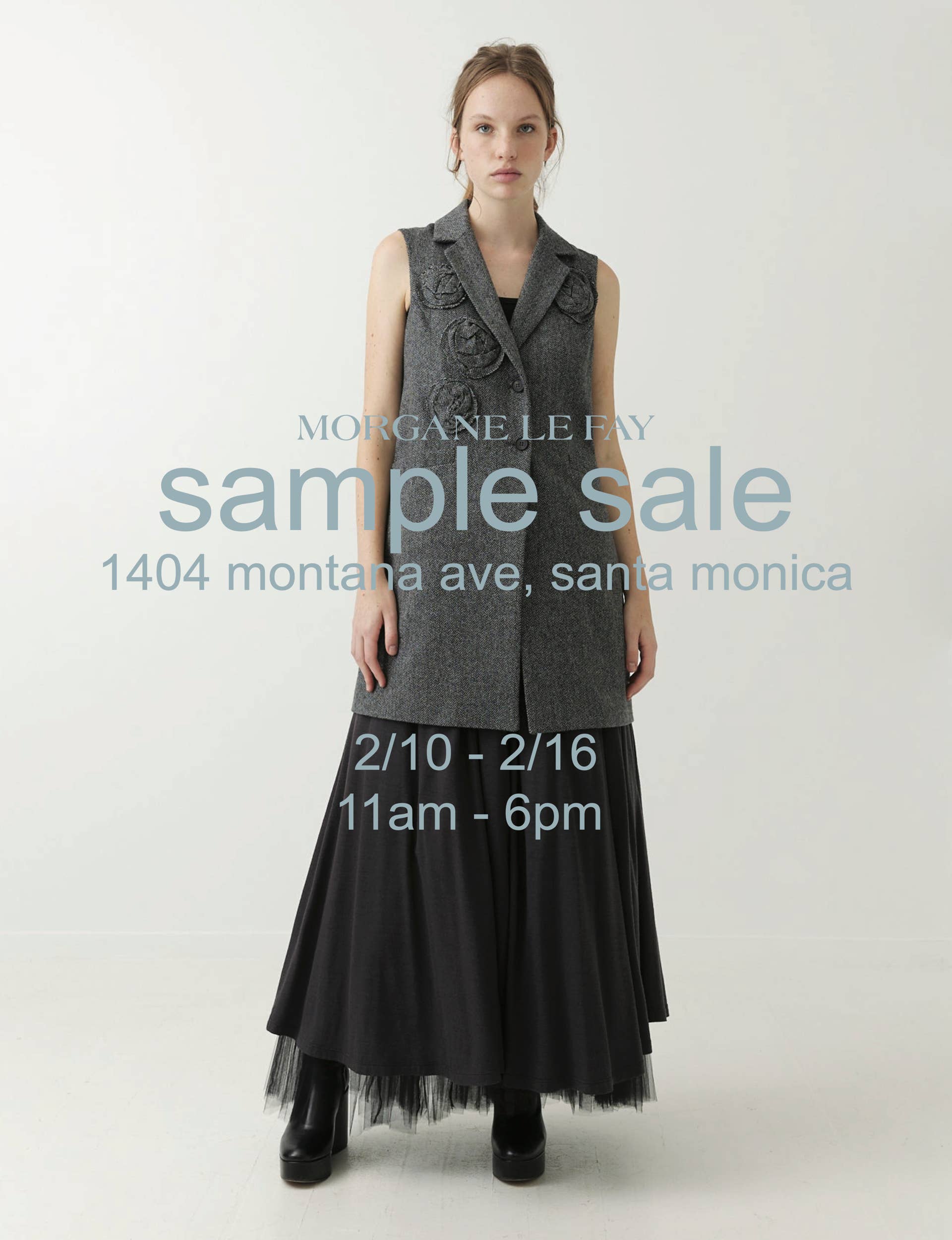 Morgane Le Fay Sample Sale - Santa Monica, CA - 2/10 - 2/16