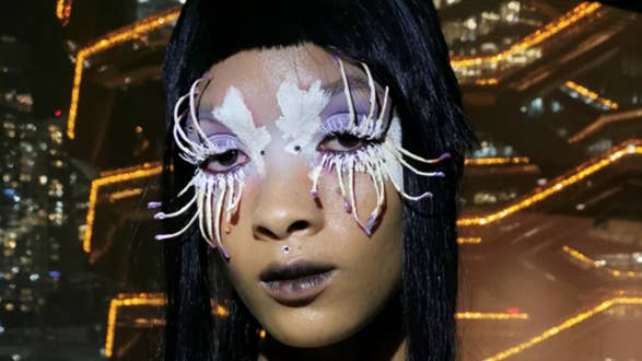 You Need to See This 'Human Bouquet' Makeup Pat McGrath Created at Fashion Week