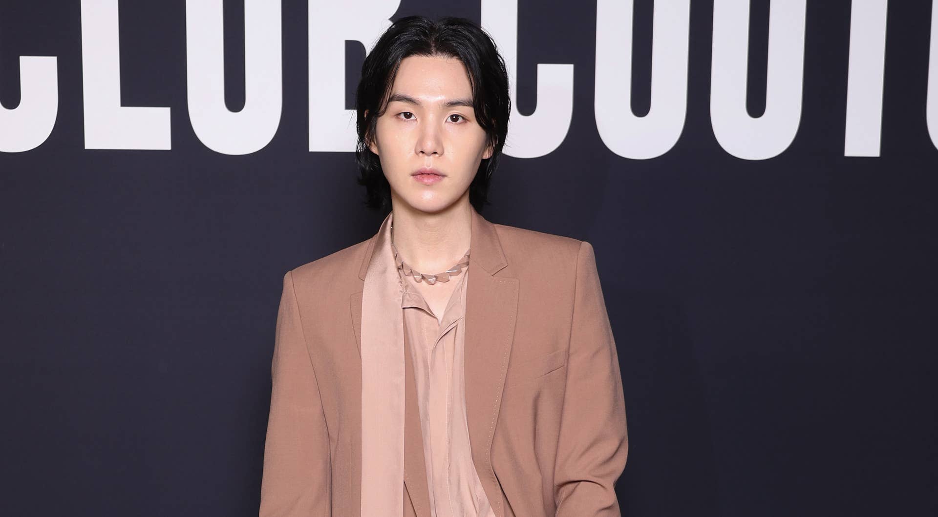Suga Goes Monochrome at His First-Ever Valentino Show