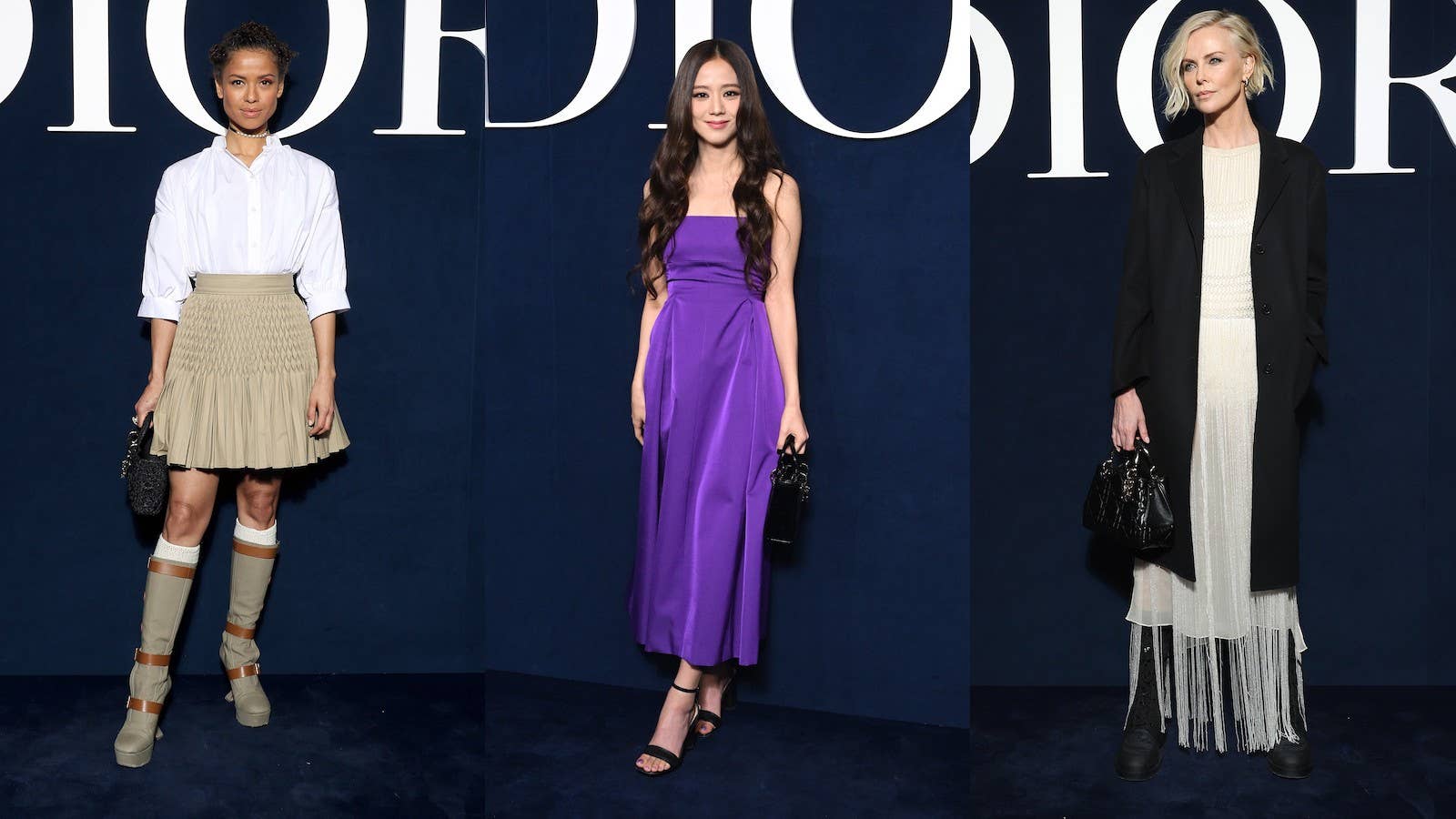 Jisoo in Purple, Charlize in Ivory and More Highlights From the Dior Fall 2023 Front Row