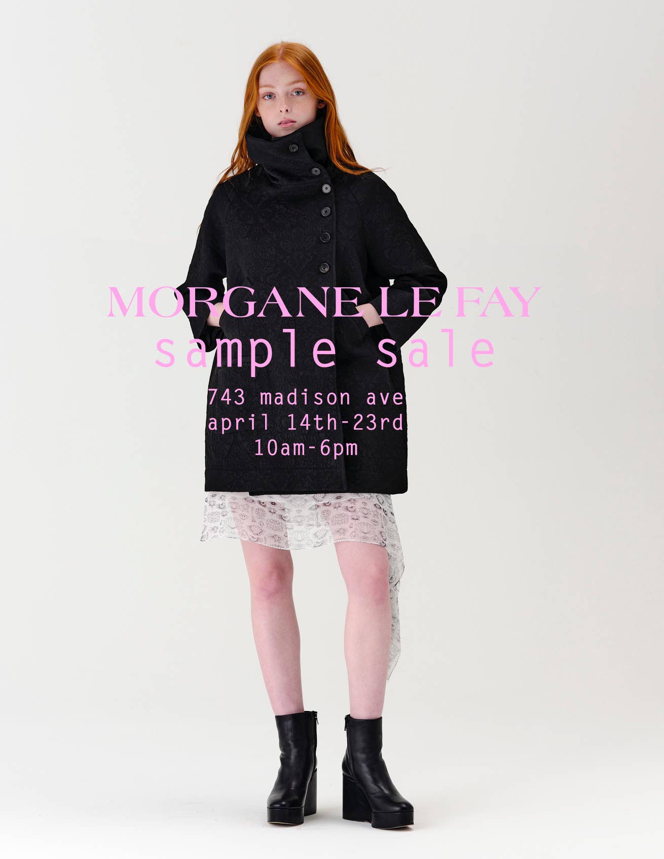 Morgane Le Fay Sample Sale - NYC - April 14th - 23rd