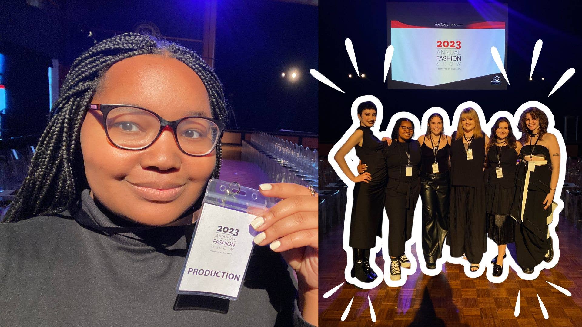 What It's Like Working Backstage at a Fashion School Runway Show