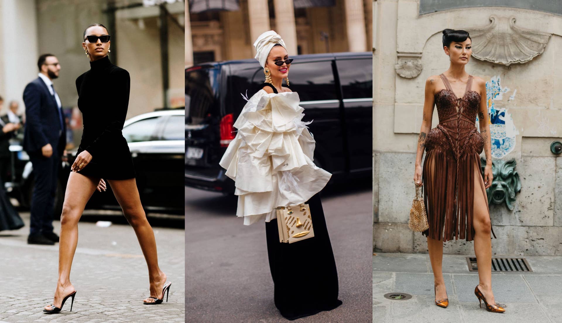 The Street Style at Haute Couture Fashion Week Was All About Strong Silhouettes