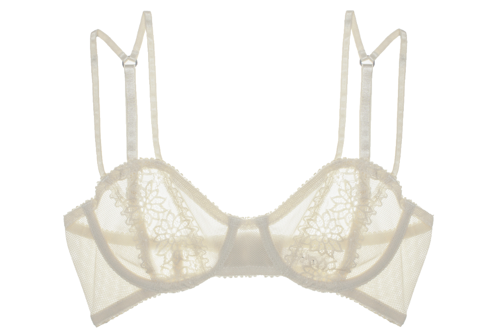 Dara Found the Prettiest Balconette Bra to Wear Under All Her Cozy Cardigans