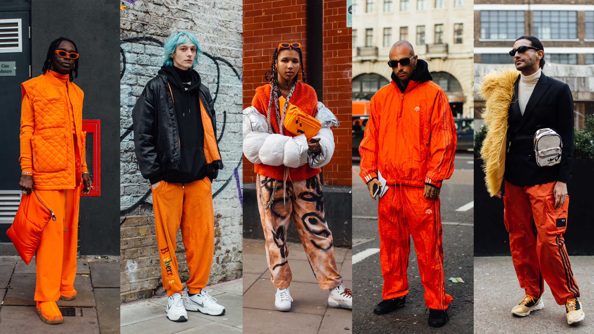 Orange Is the New Black, According to Street Style at London Fashion Week Men's