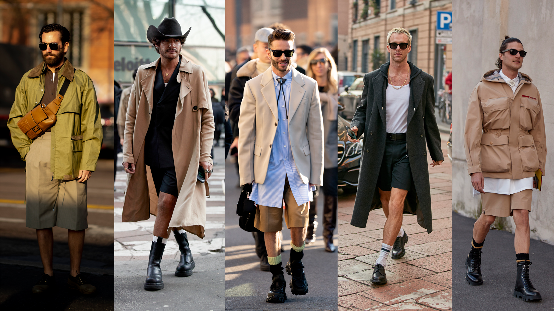 Showgoers Ditched the Pants at Milan Fashion Week Men's