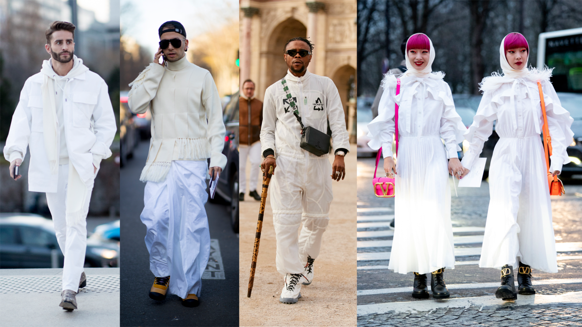 All-White Looks Were a Street