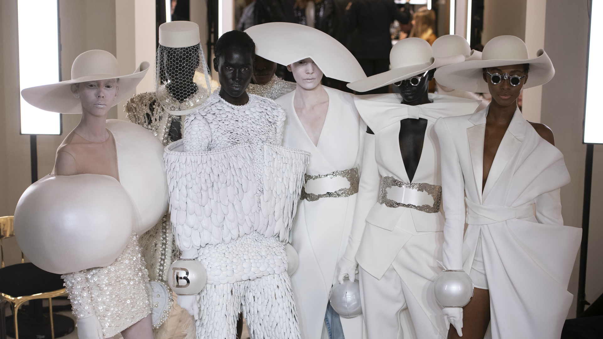 Olivier Rousteing's First Couture Show for Balmain Was a Futuristic Freak-Fest