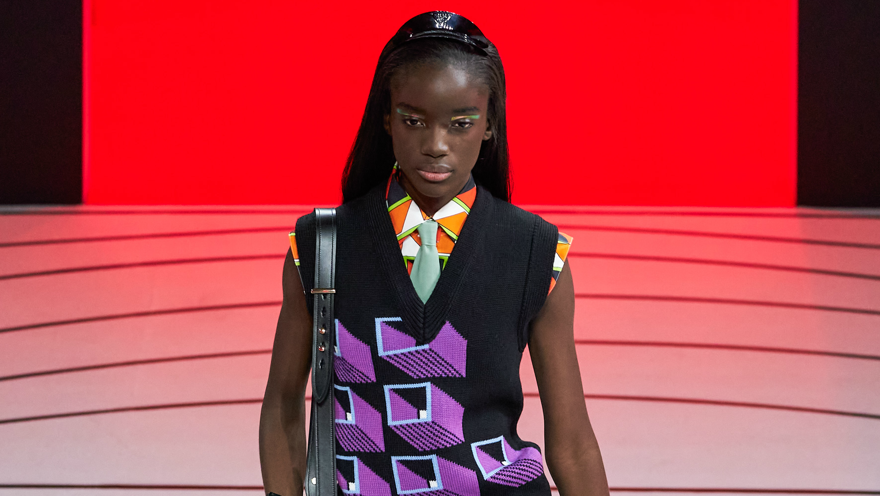 Prada's Fall 2020 Collection Featured Lots of Tailoring and Fringe