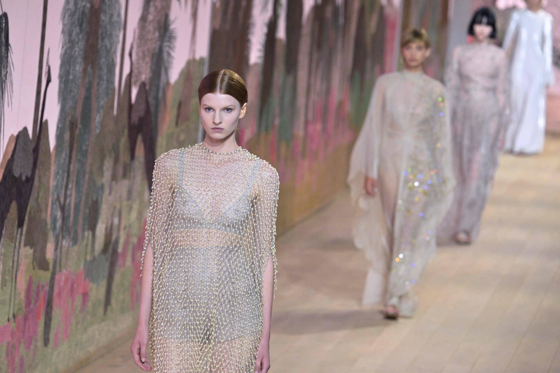 Dior Presents a Neutral-Toned, Greek Goddess-Inspired Couture Collection
