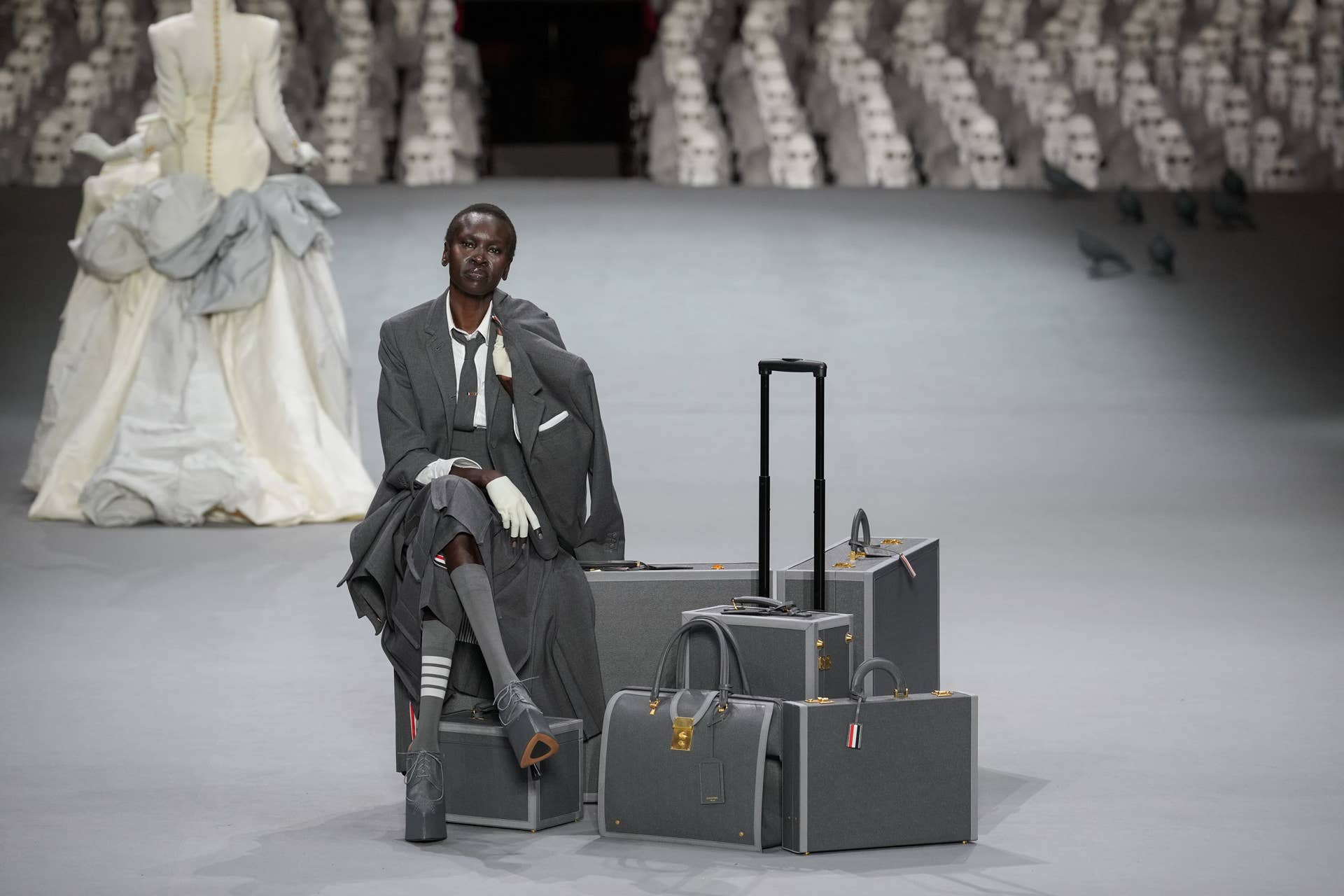 Thom Browne Hops on the Couture Train