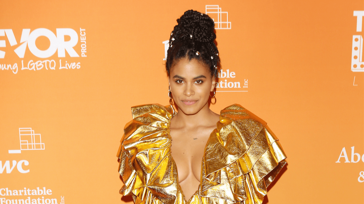 Zazie Beetz Provides Perfect Holiday Dressing Inspiration in Rodarte