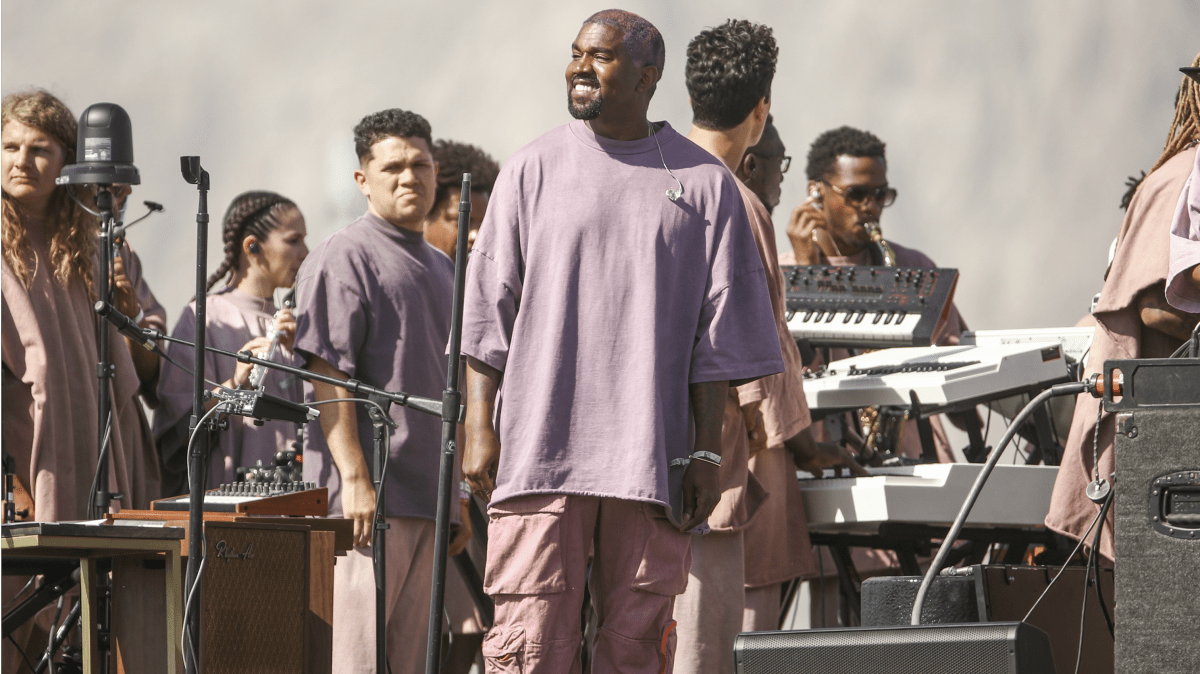 Kanye West Threw an On-Brand Sunday Service at Coachella