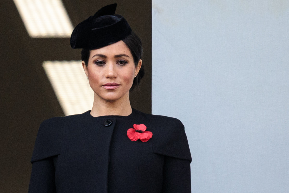 Meghan Markle Wore A Thing Brandon Maxwell Jacket Dress On Remembrance