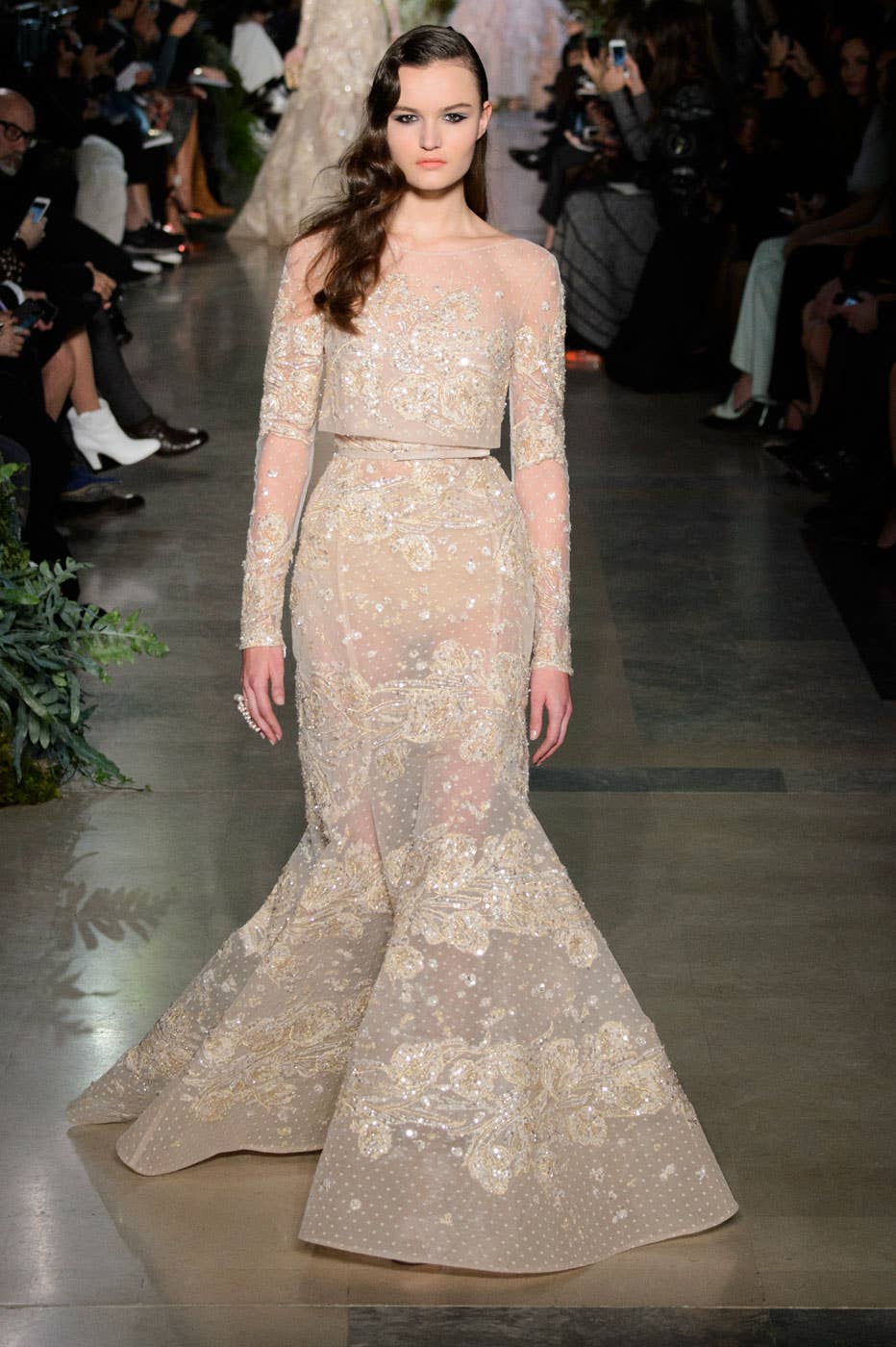 Elie Saab Couture Was a Fairytale Explosion of Feathers and Beading -  Fashionista