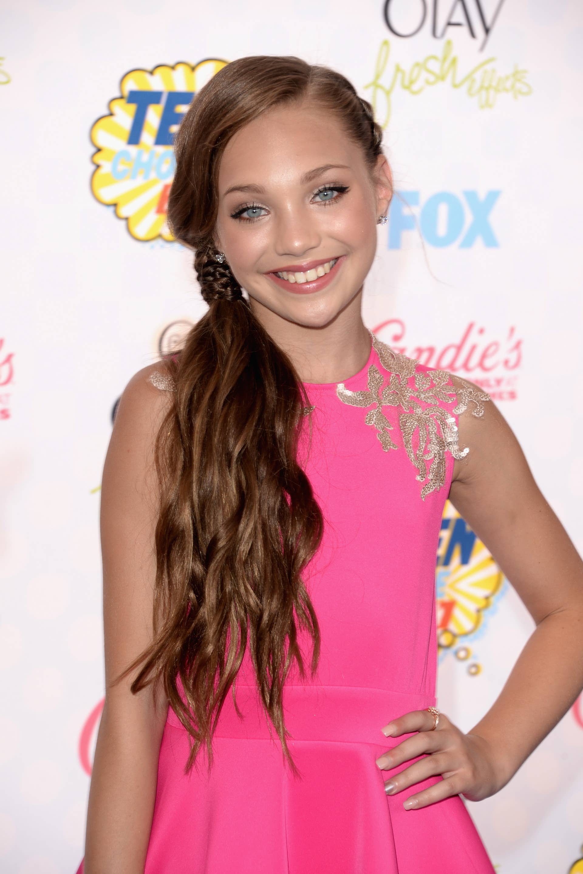 maddie ziegler pink dress 351 Maddie Ziegler Teen Choice Photos & High Res Pictures