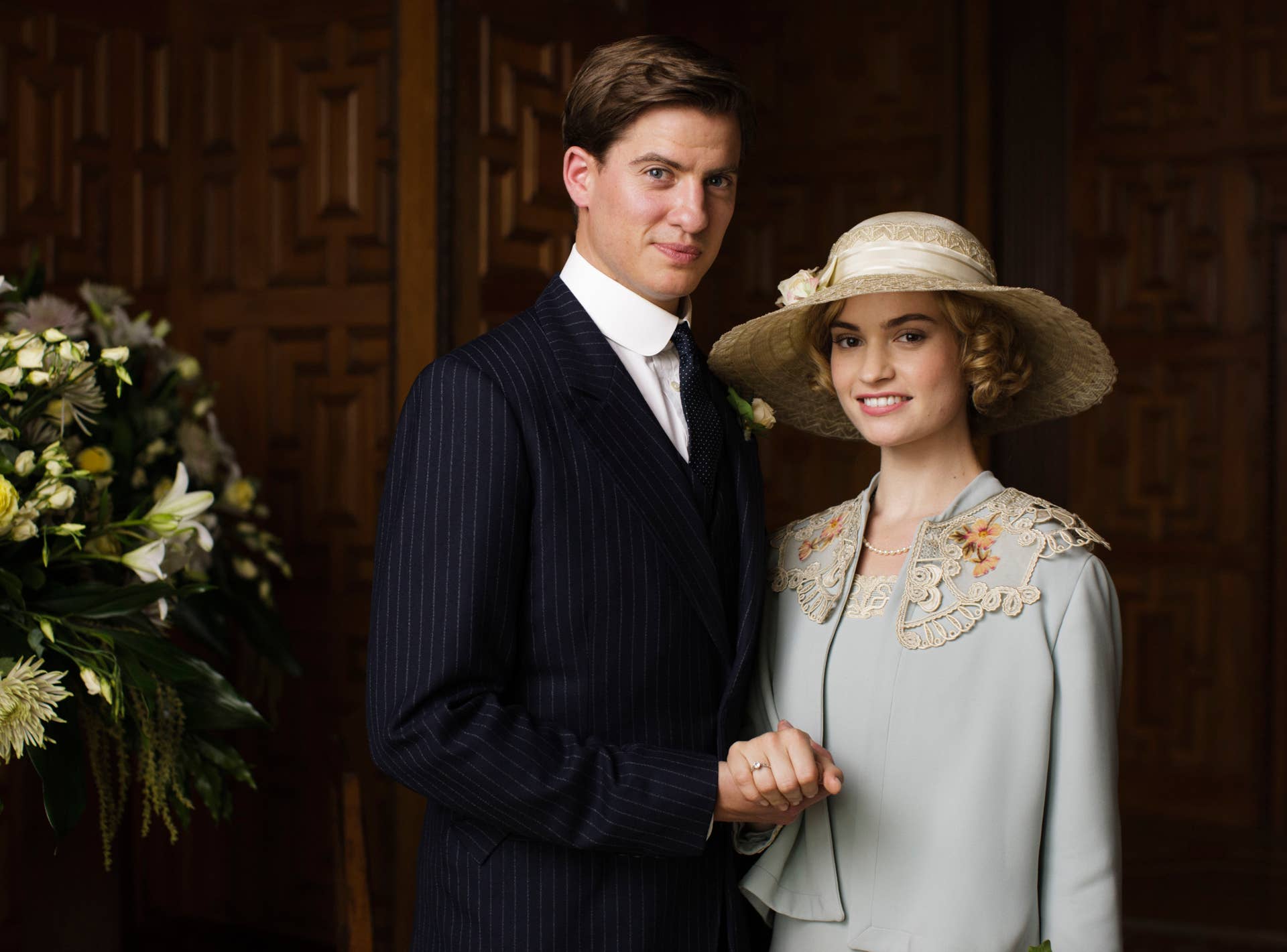 downton abbey lady rose wedding dress Marie Antoinette's: Downton Abbey's Wedding Gown Will Brighten Your Day