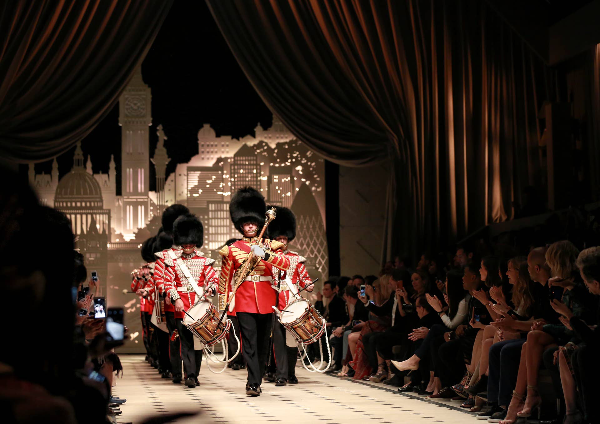 Burberry Brings London to LA, Including the Grenadier Guards