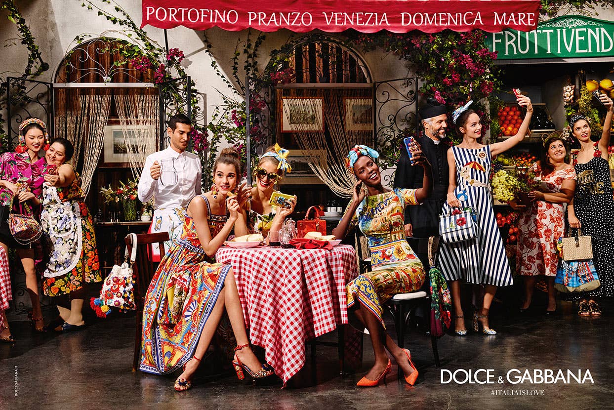 Dolce & Gabbana's Busy Spring Campaign Stars Chinese 'Tourists