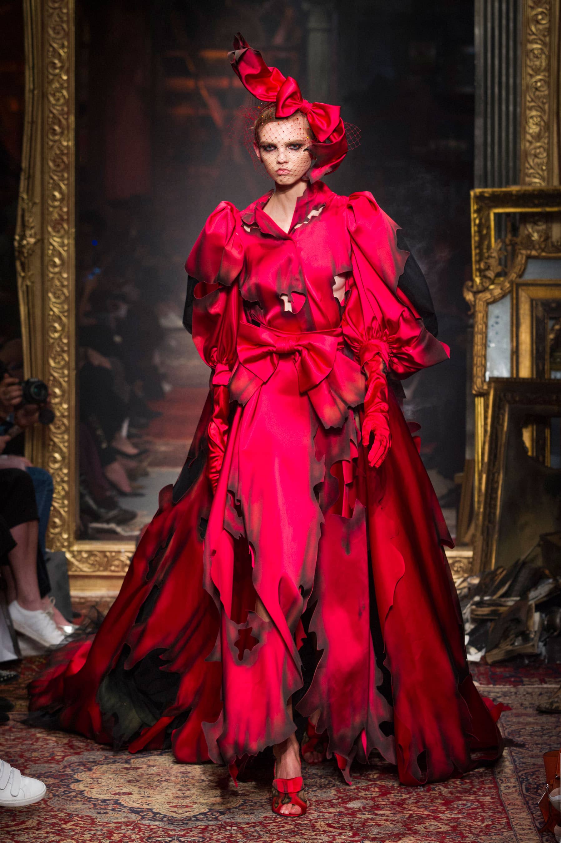 See Every Single (and Singed) Look From Moschino's Fiery Fall Show -  Fashionista