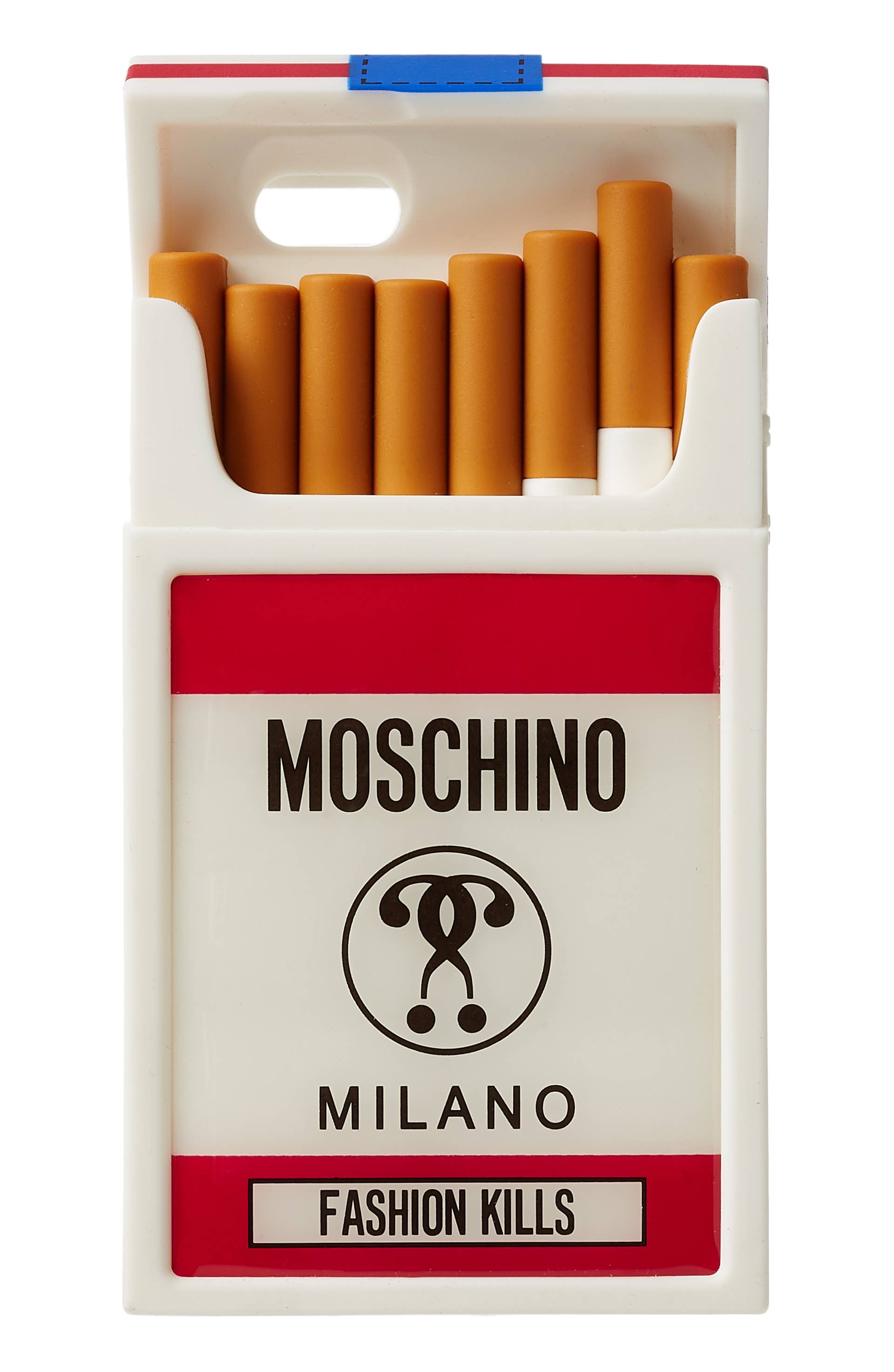 moschino cigarette bag See Moschino's Cigarette-Themed Capsule Collection, Shoppable This Weekend