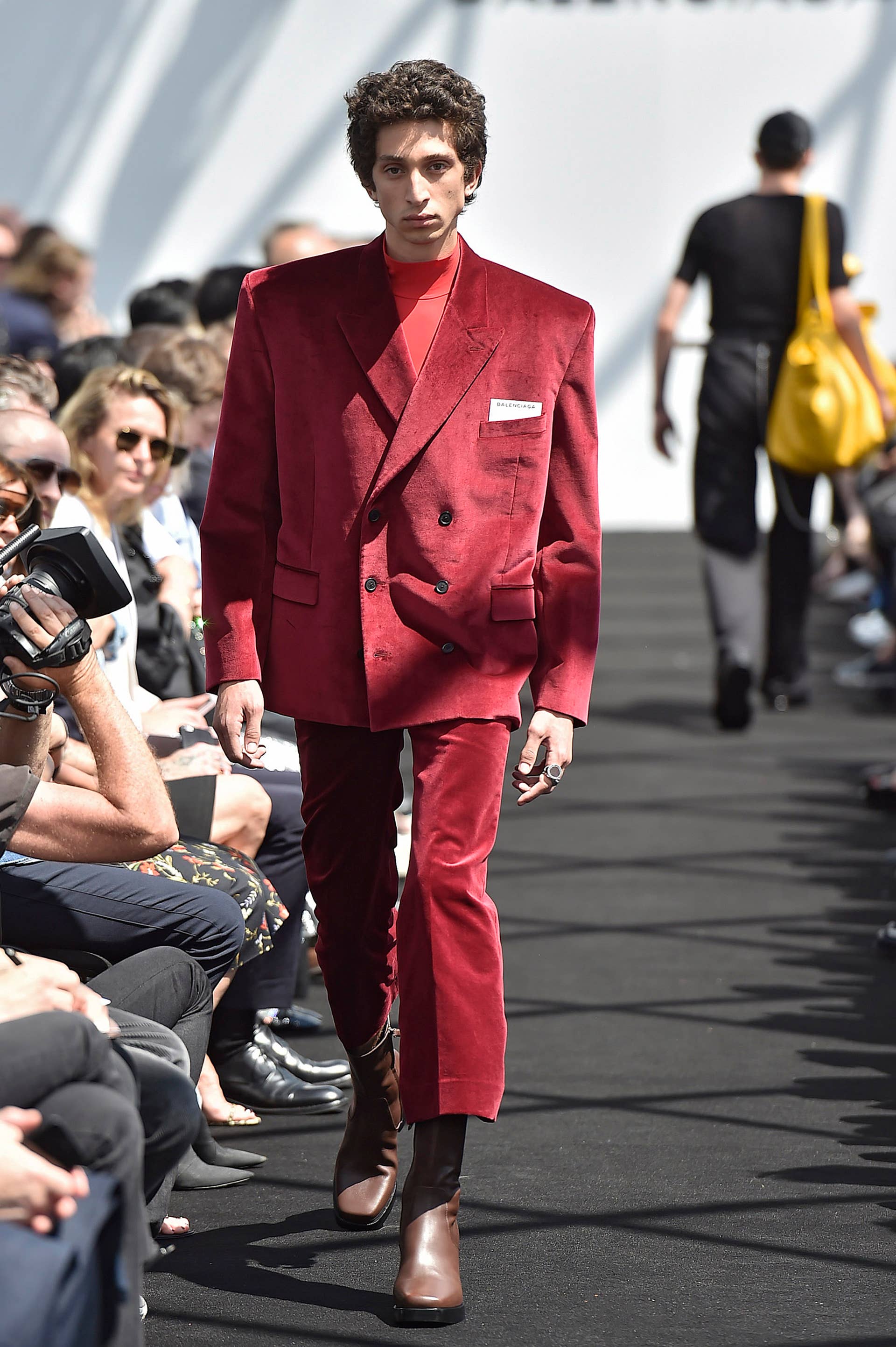paris fashion week red dress man MIKUTA main image 0