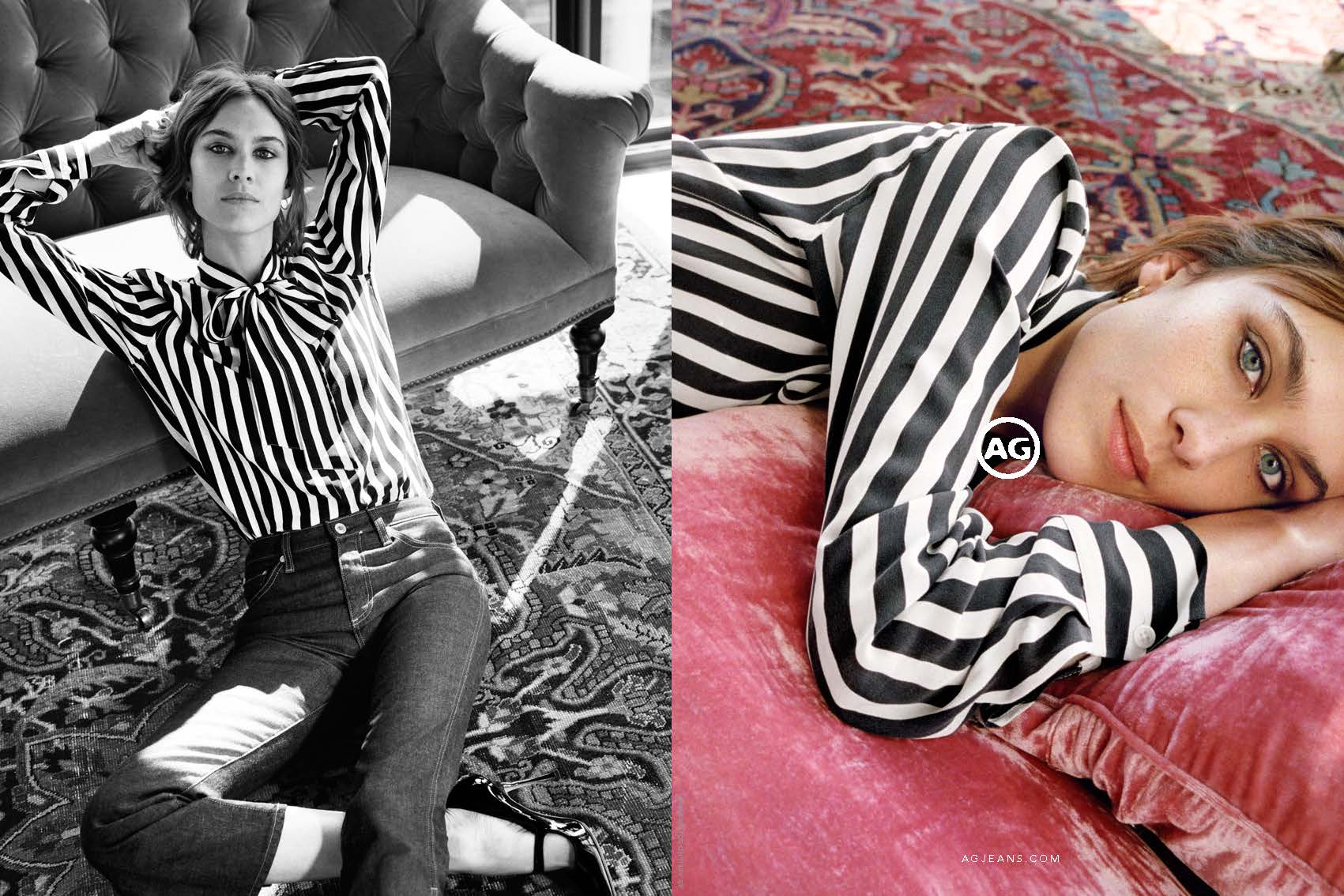 Alexa Chung Looks Every Bit the Cool New Yorker in Her New AG