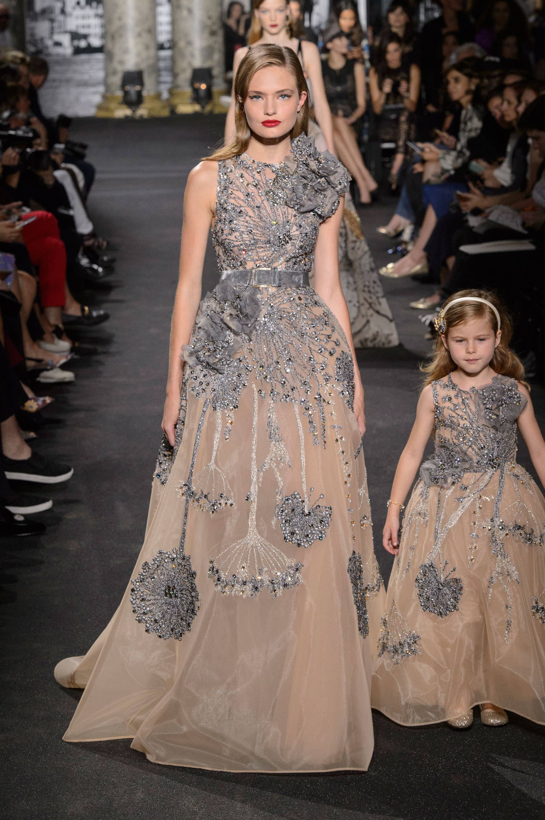 Elie Saab Showed Mommy and Me Couture Gowns on the Runway - Fashionista