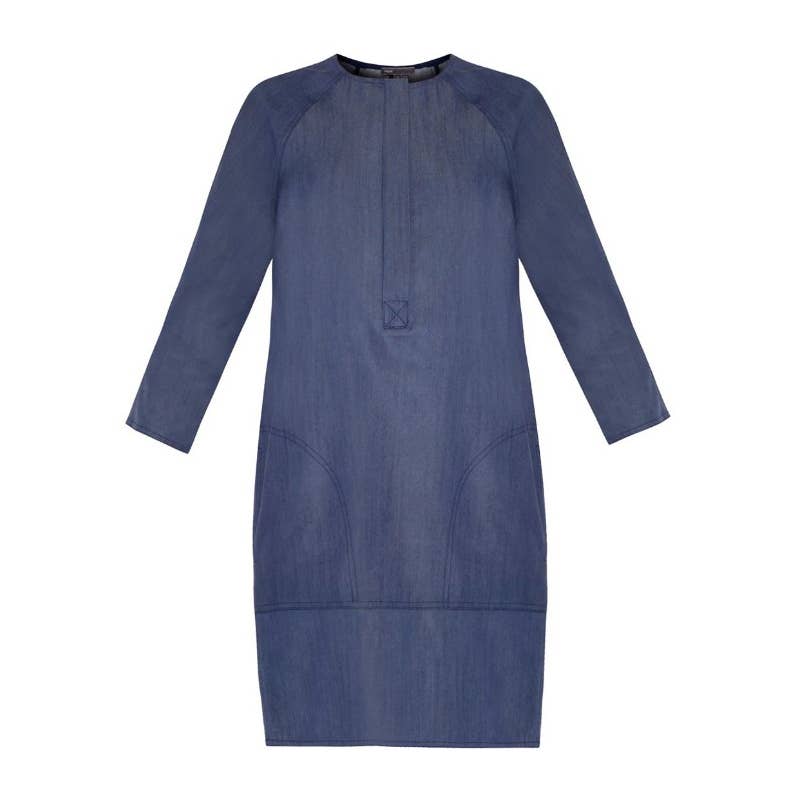 long sleeve low cut dress Joelle