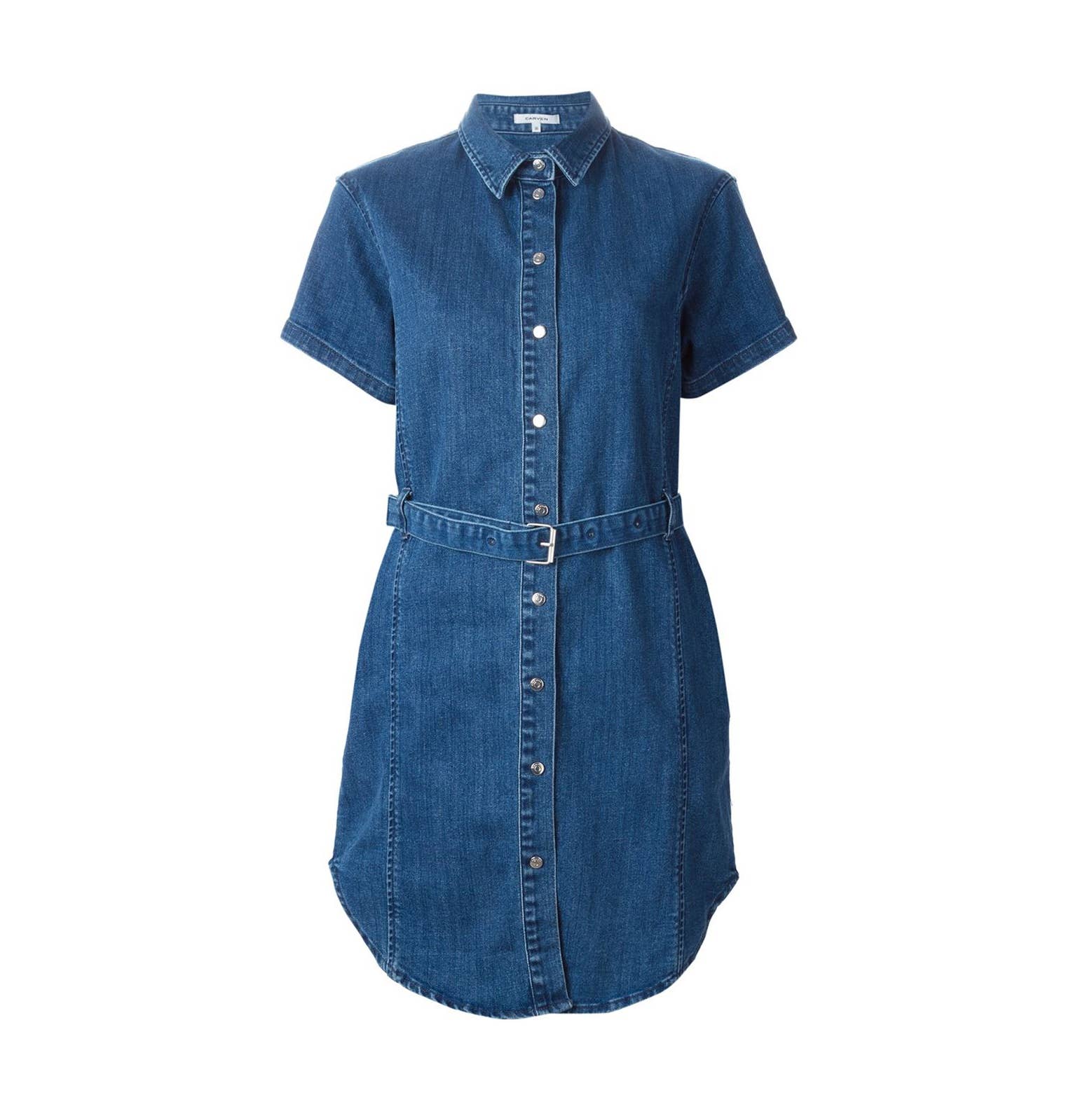 white christmas dresses Solace Jersey Denim Mini Dress – Z SUPPLY main image 0