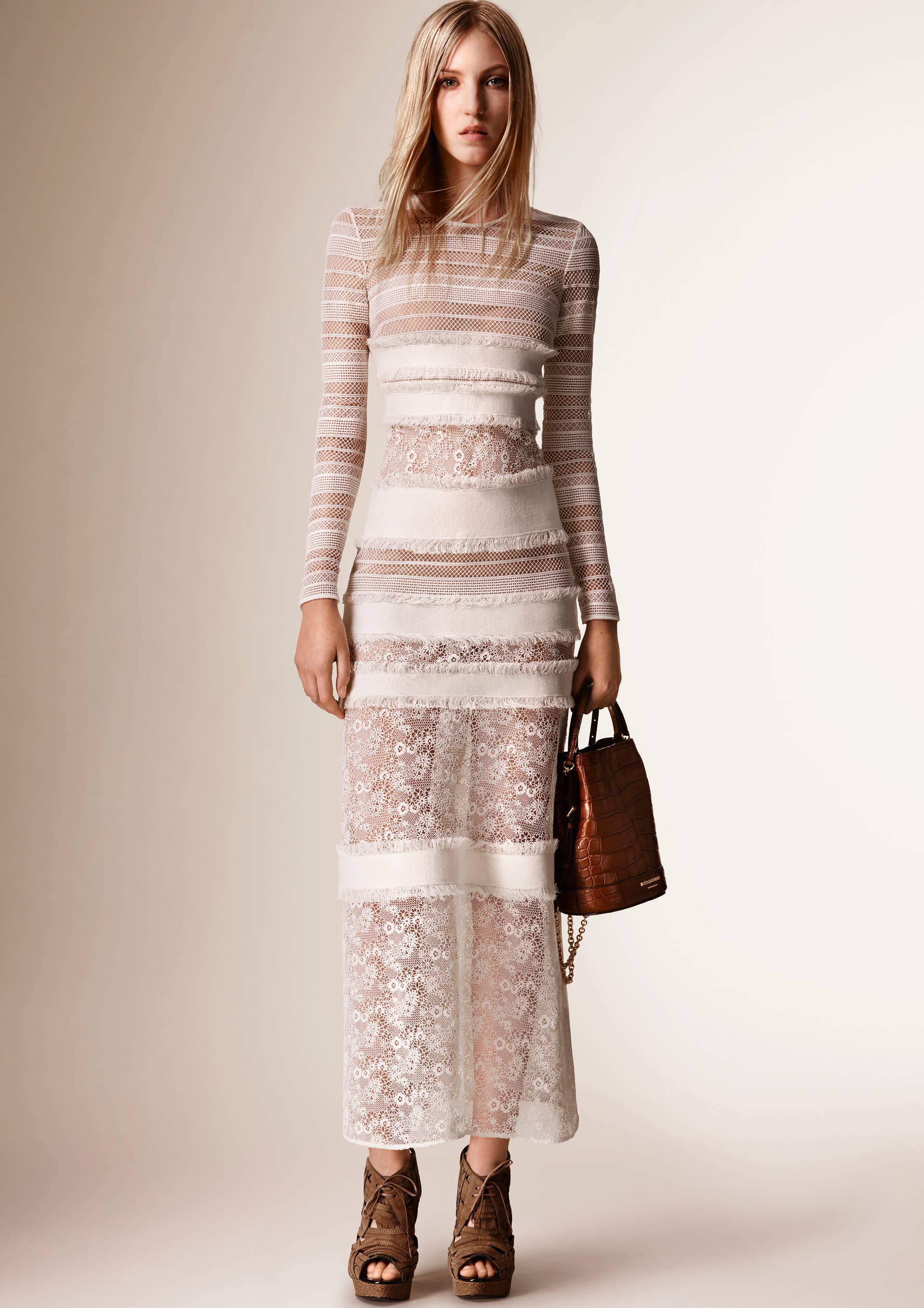 chinese dress ladies ZV061613DCR : LACE MAXI DRESS