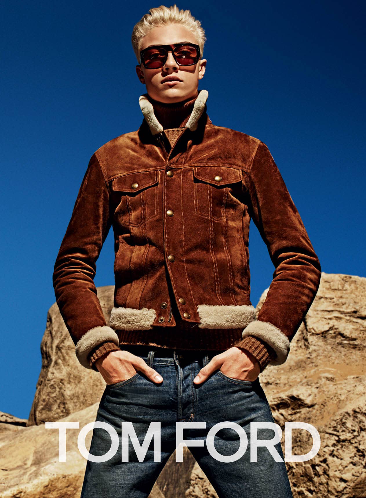Lucky Blue Smith and Ondria Hardin Star in Tom Ford's Fall