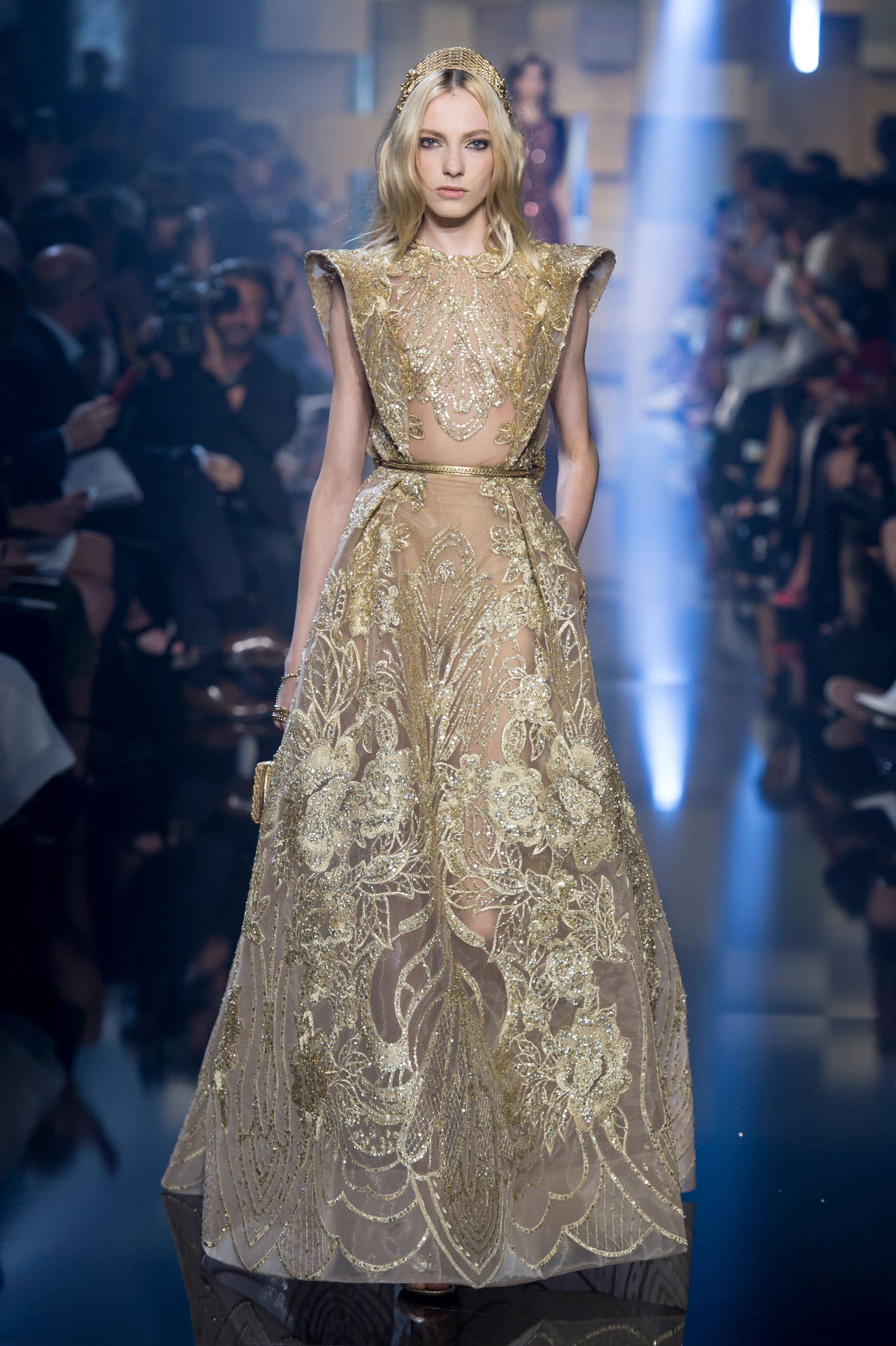Elie Saab Showed Pretty Gowns for Moody Princesses at Couture - Fashionista