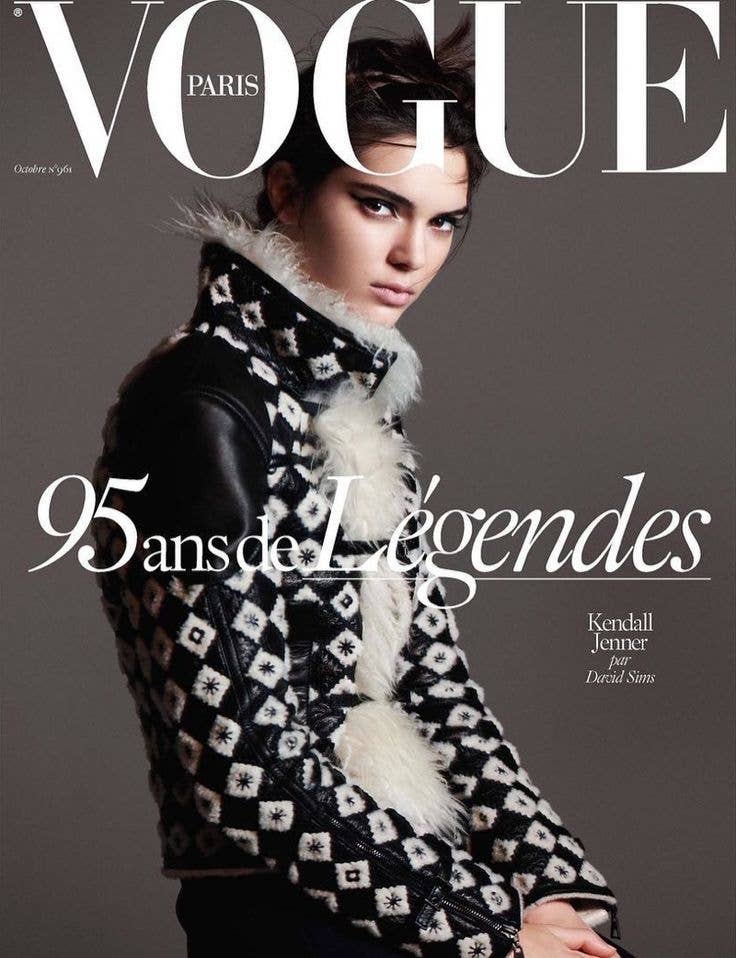 Kendall Jenner Joins the Supermodel Ranks in 'Vogue' Paris's 95th