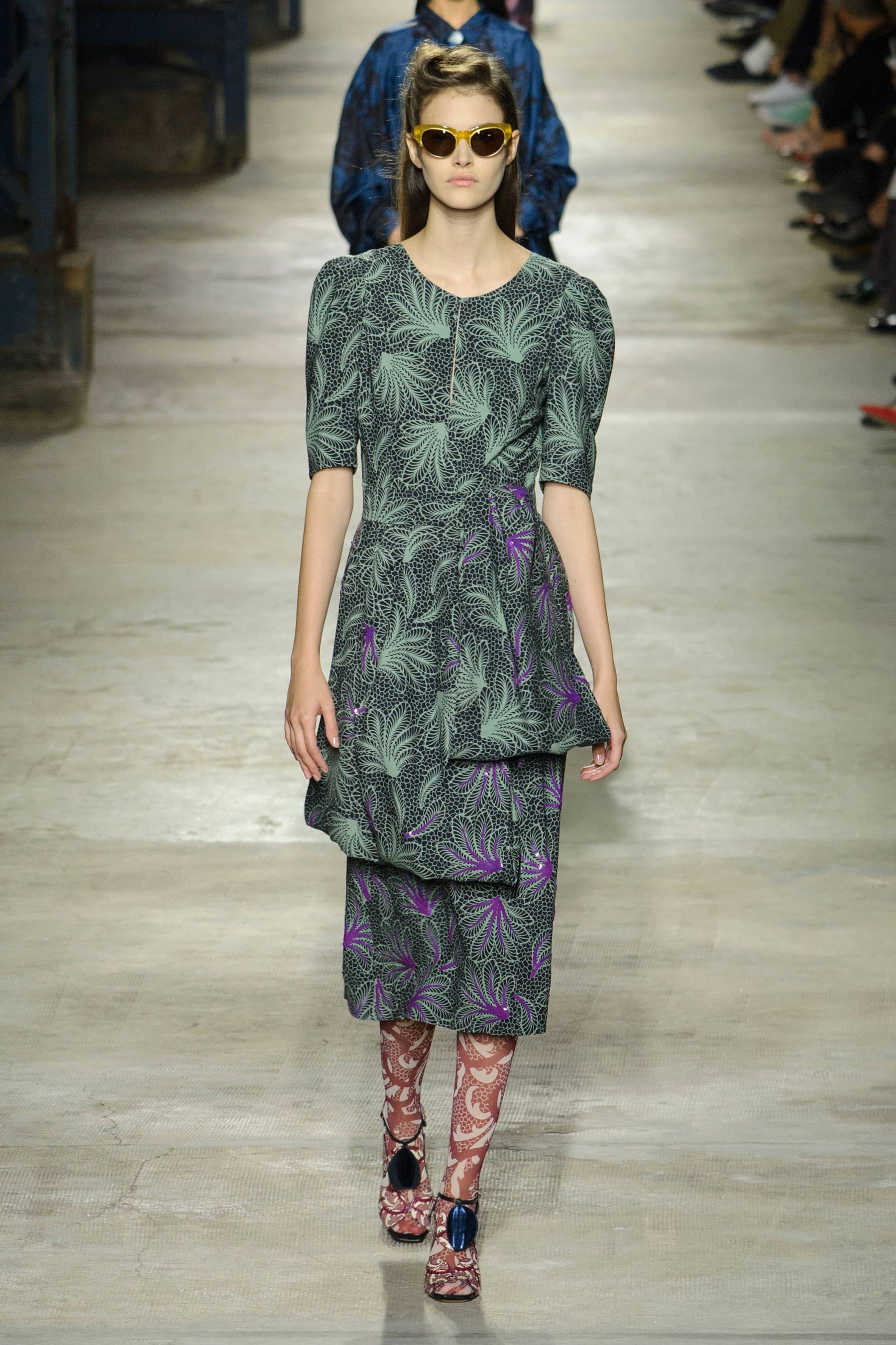 Dries van Noten's Flamboyant Prints Take a Sexy Turn for Spring