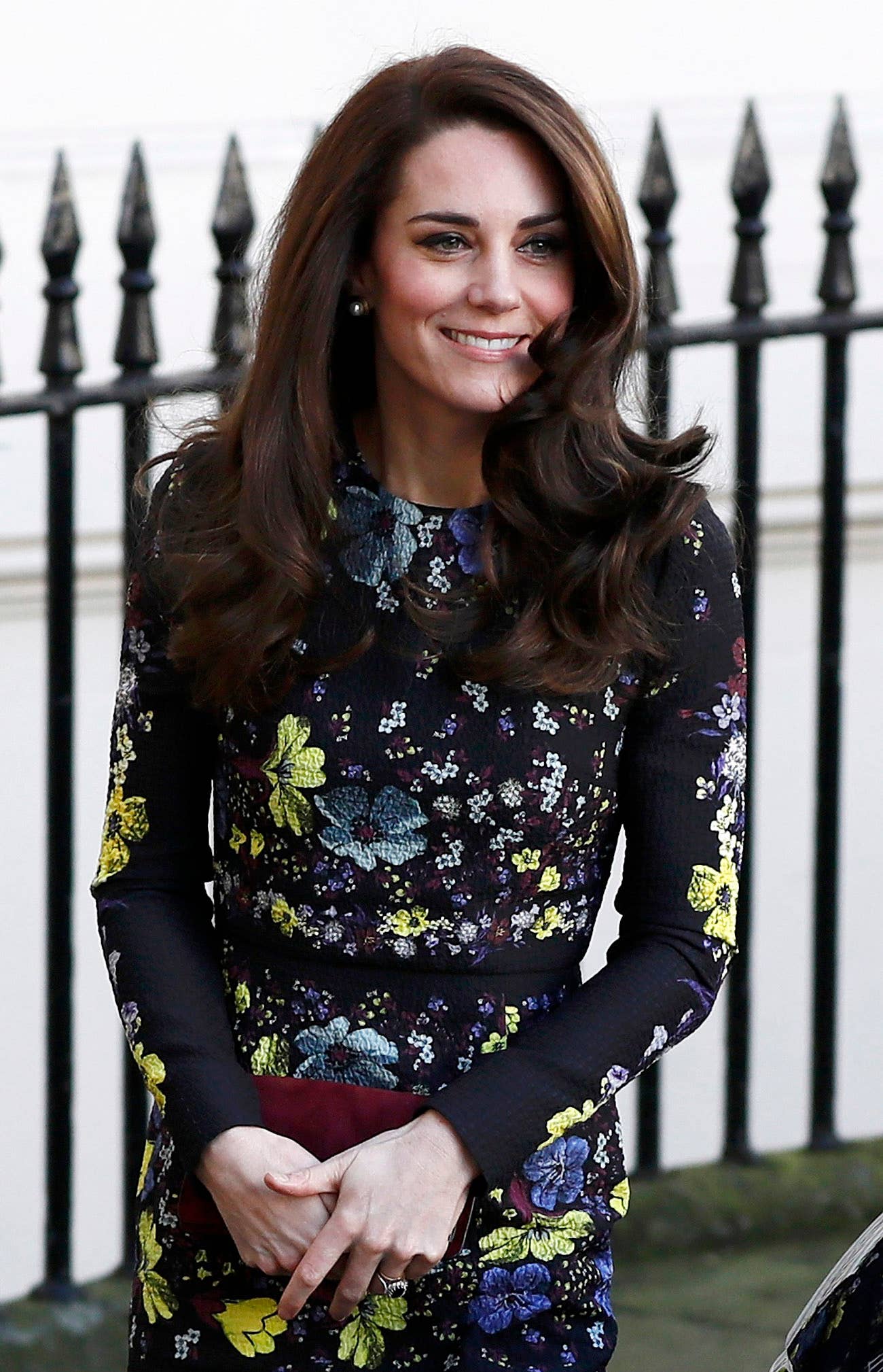 Kate Middleton Wore an Extremely Chic, Extremely Floral Erdem Dress -  Fashionista