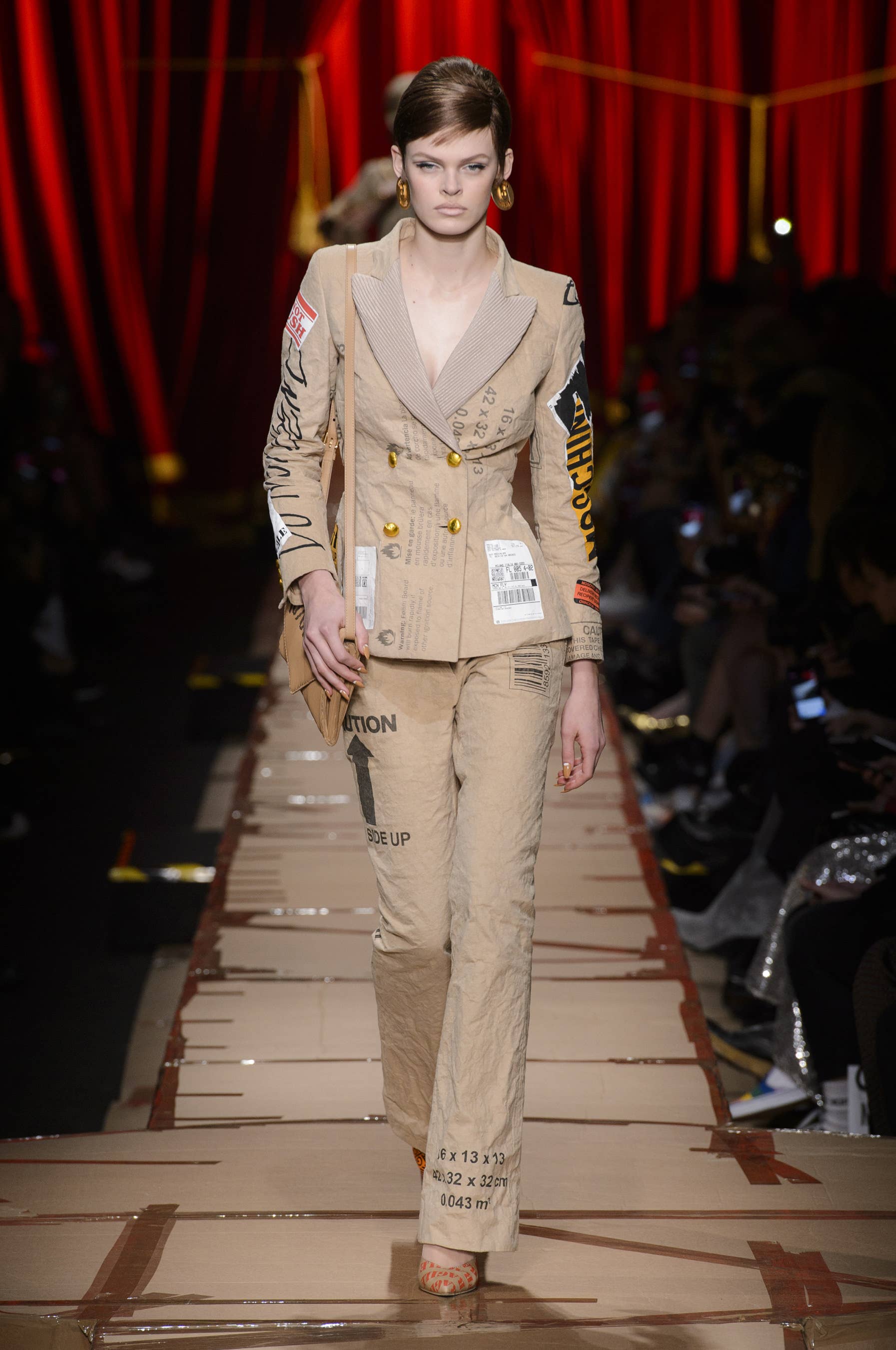 The Moschino Fall 2017 Collection Was Literally Inspired by Trash