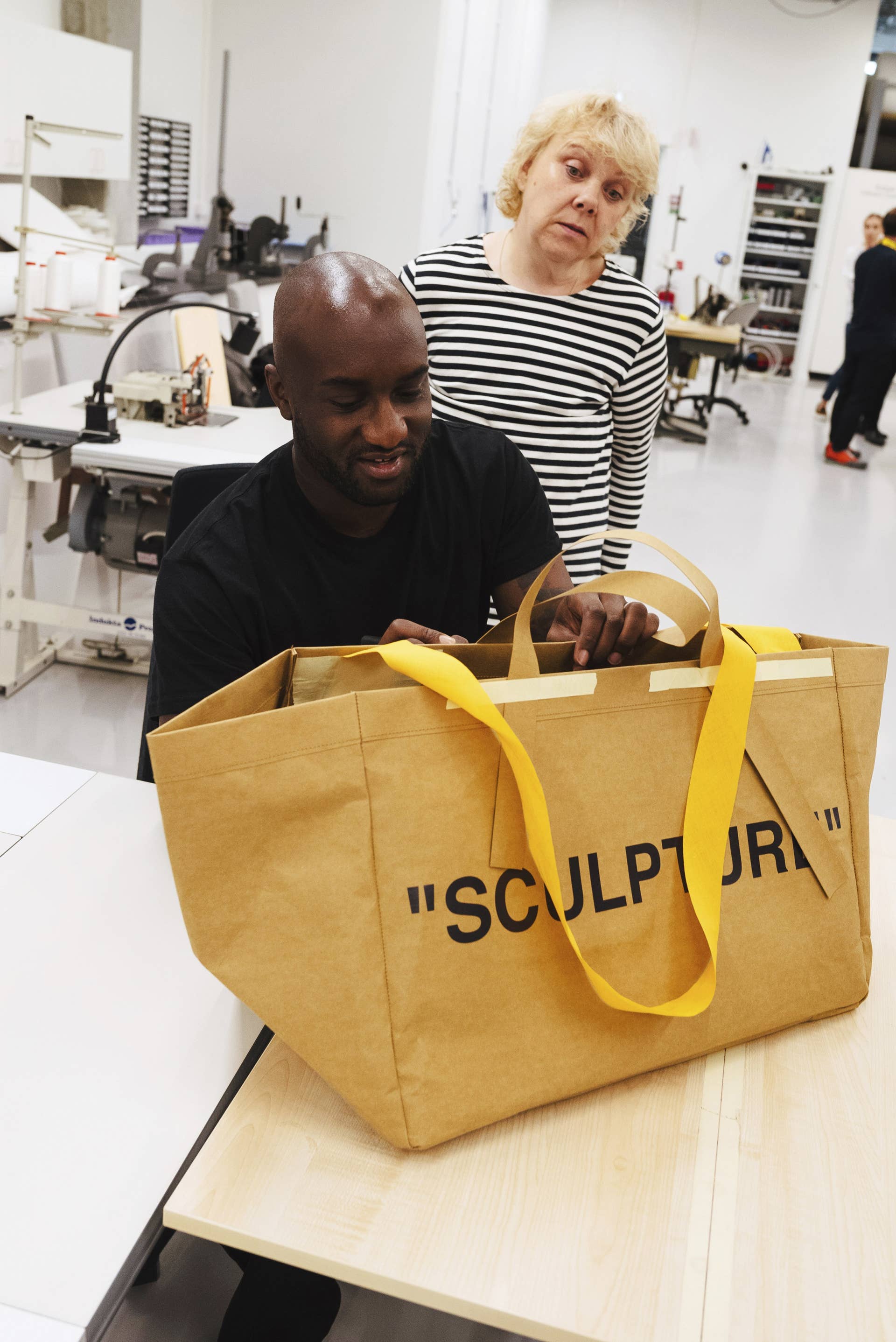 Virgil Abloh Is Redesigning the Actual Ikea Tote Bag - Fashionista