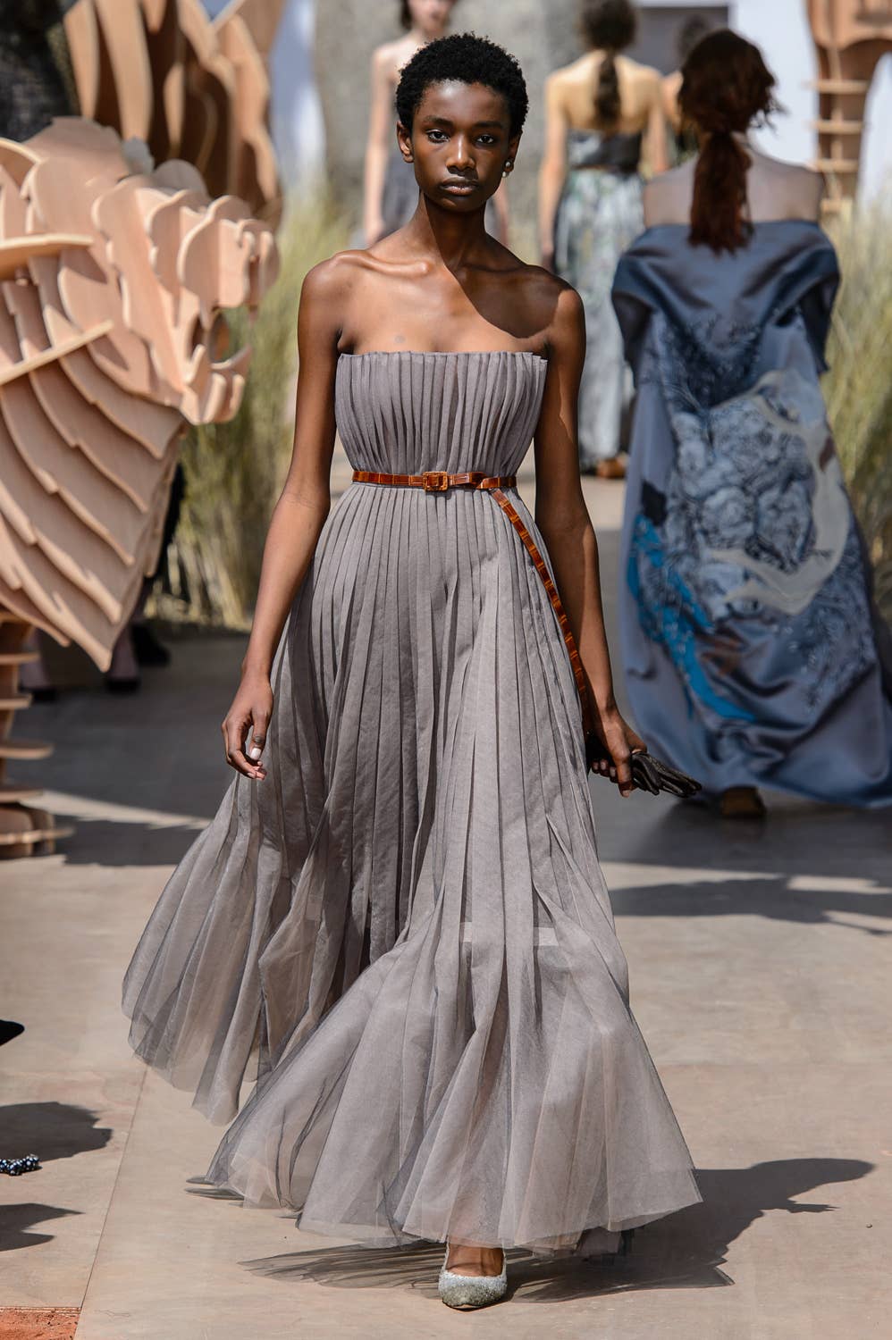 dior fall 2017 dress Dior Fall 2017: Blue Collection Recap