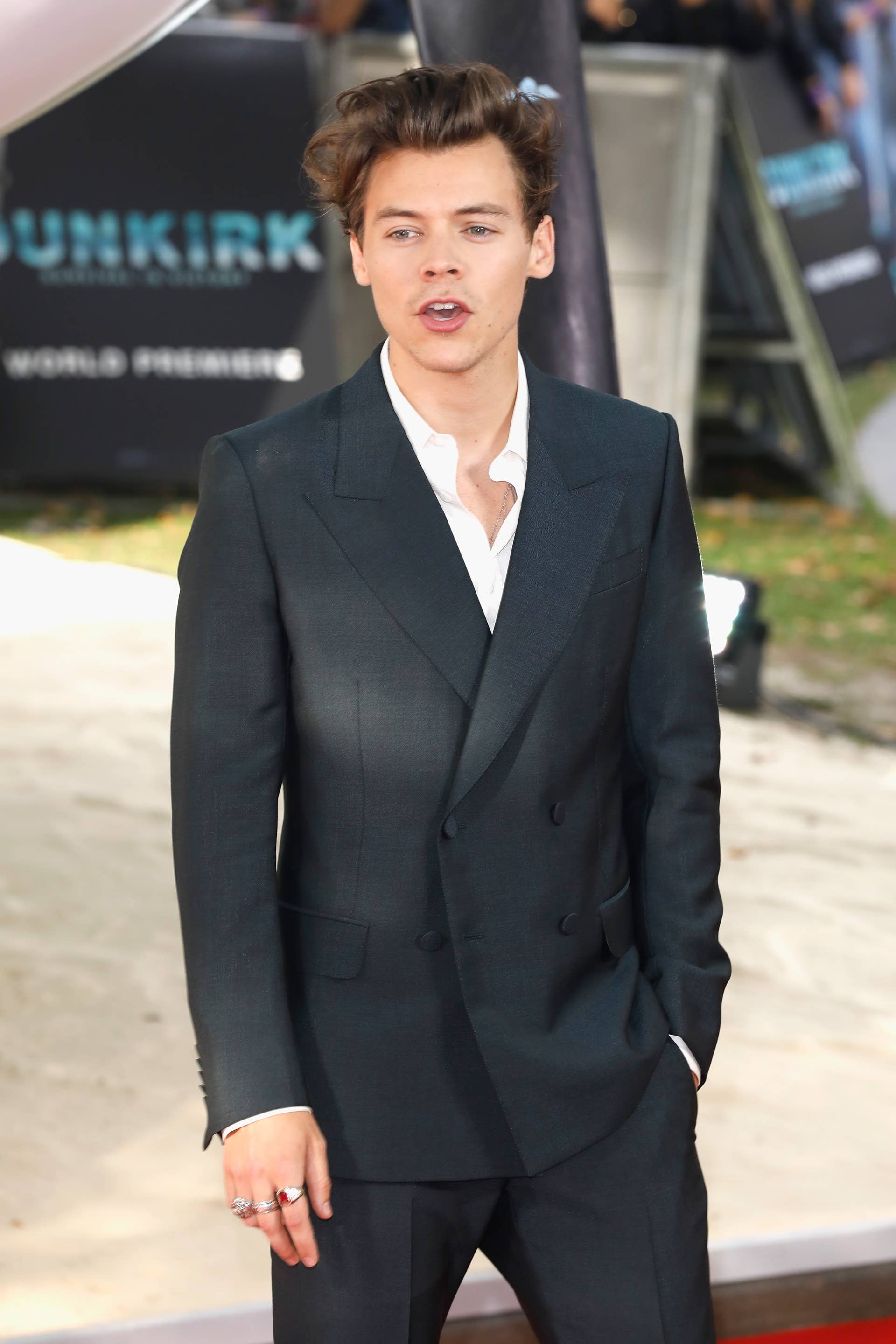 Here's Everything Harry Styles Is Wearing to Promote 'Dunkirk' - Fashionista