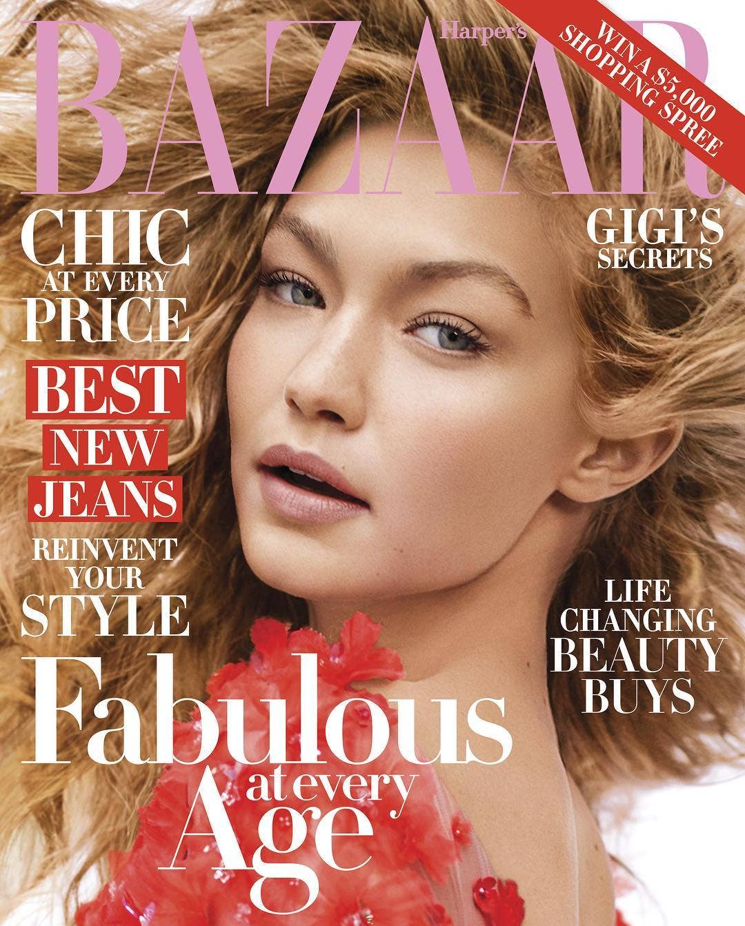 21-Year-Old Supermodel Covers 'Harper's Bazaar''s Age Issue